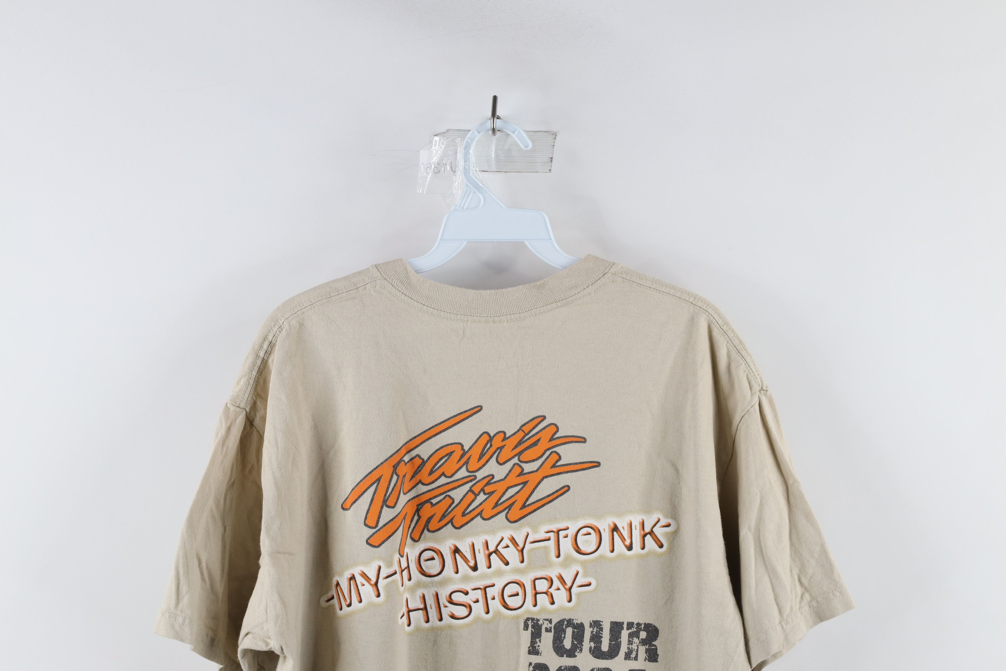 Vintage Vintage Tonk History 2004 Travis Tritt Band Tour T-Shirt Size US L / EU 52-54 / 3 - 8 Thumbnail