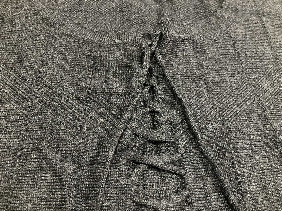If Six Was Nine × Japanese Brand × Michel Klein 🔥Sick Y2K Michel Klein Laces Up Tank Top Size S / US 4 / IT 40 - 4 Thumbnail