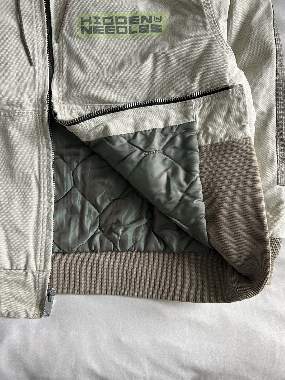 HIDDEN × Needles Needles Hidden NY Zipped Work Hoodie Jacket Butterfly Japan Size US S / EU 44-46 / 1 - 5 Thumbnail