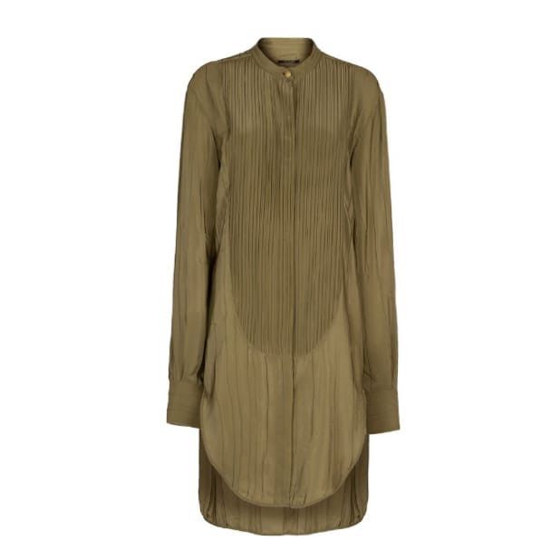 Balmain o1y0625 Solid Color Shirt in Military Green Size M / US 6-8 / IT 42-44 - 1 Thumbnail