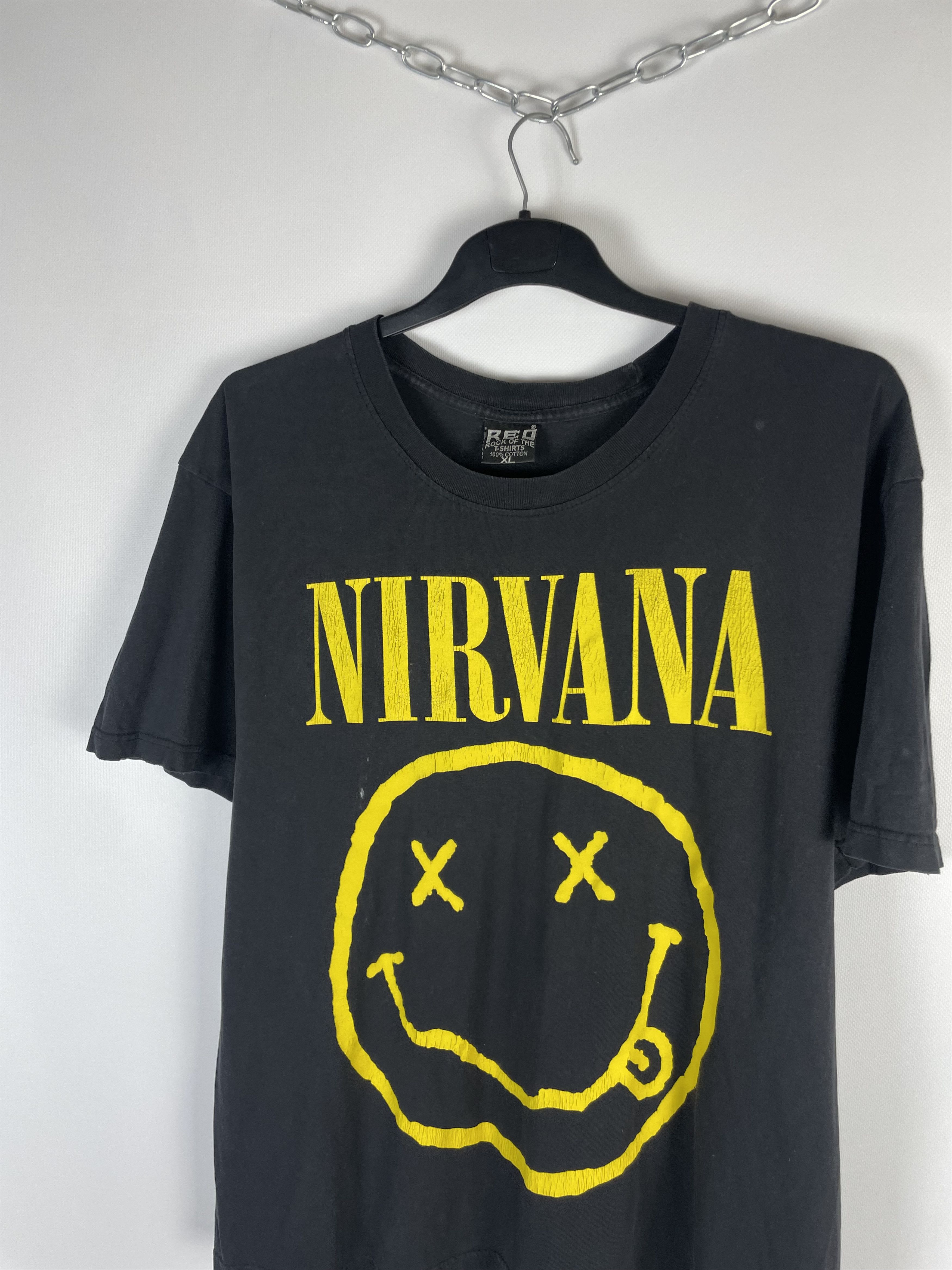 Band Tees Mens Vintage Nirvana T Shirt rock band tee Size US XL / EU 56 / 4 - 3 Thumbnail