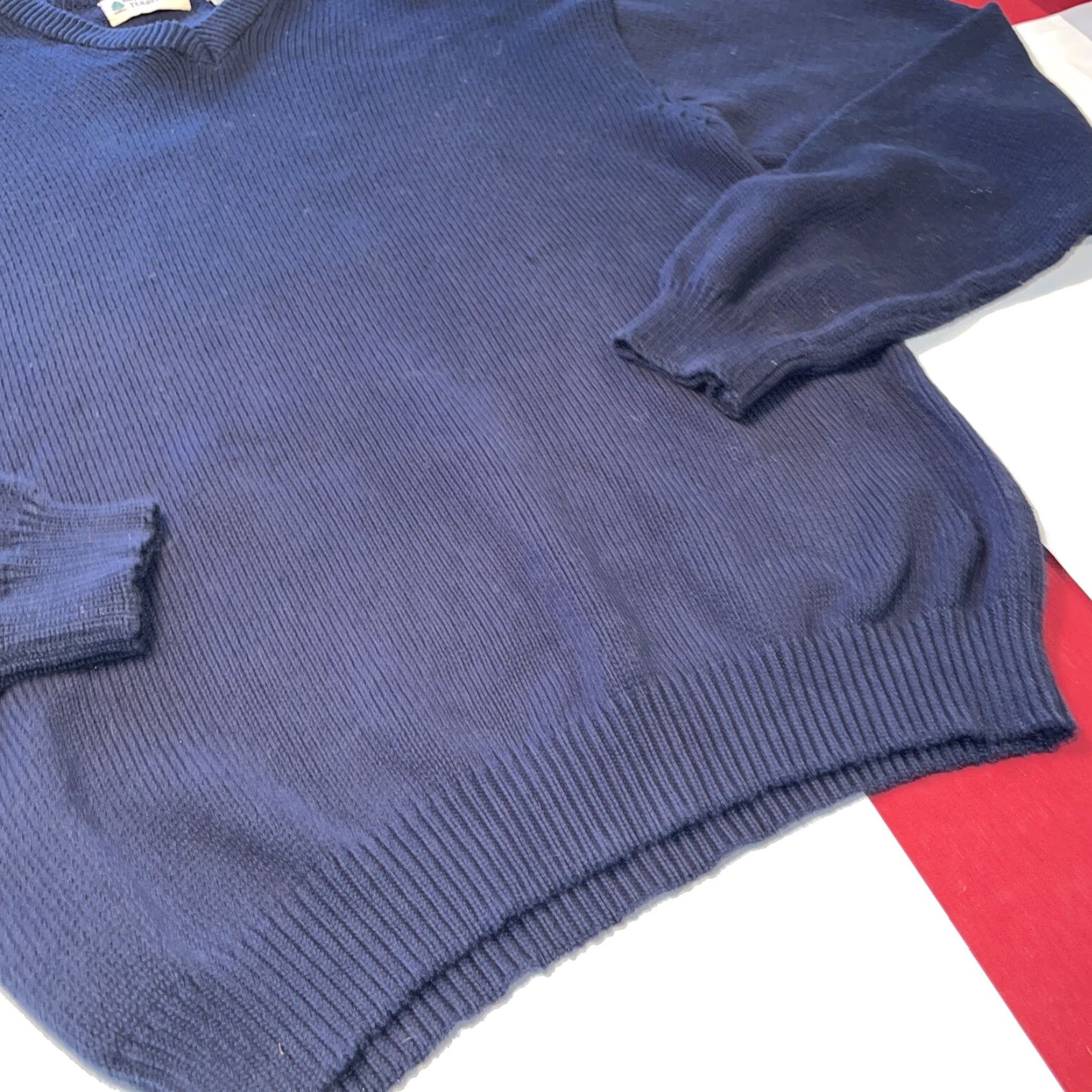 Vintage VINTAGE Northwest Territory BLUE COTTON V-Neck Sweater Mens XL Golf VTG Sweatshirt? Size US XL / EU 56 / 4 - 4 Thumbnail