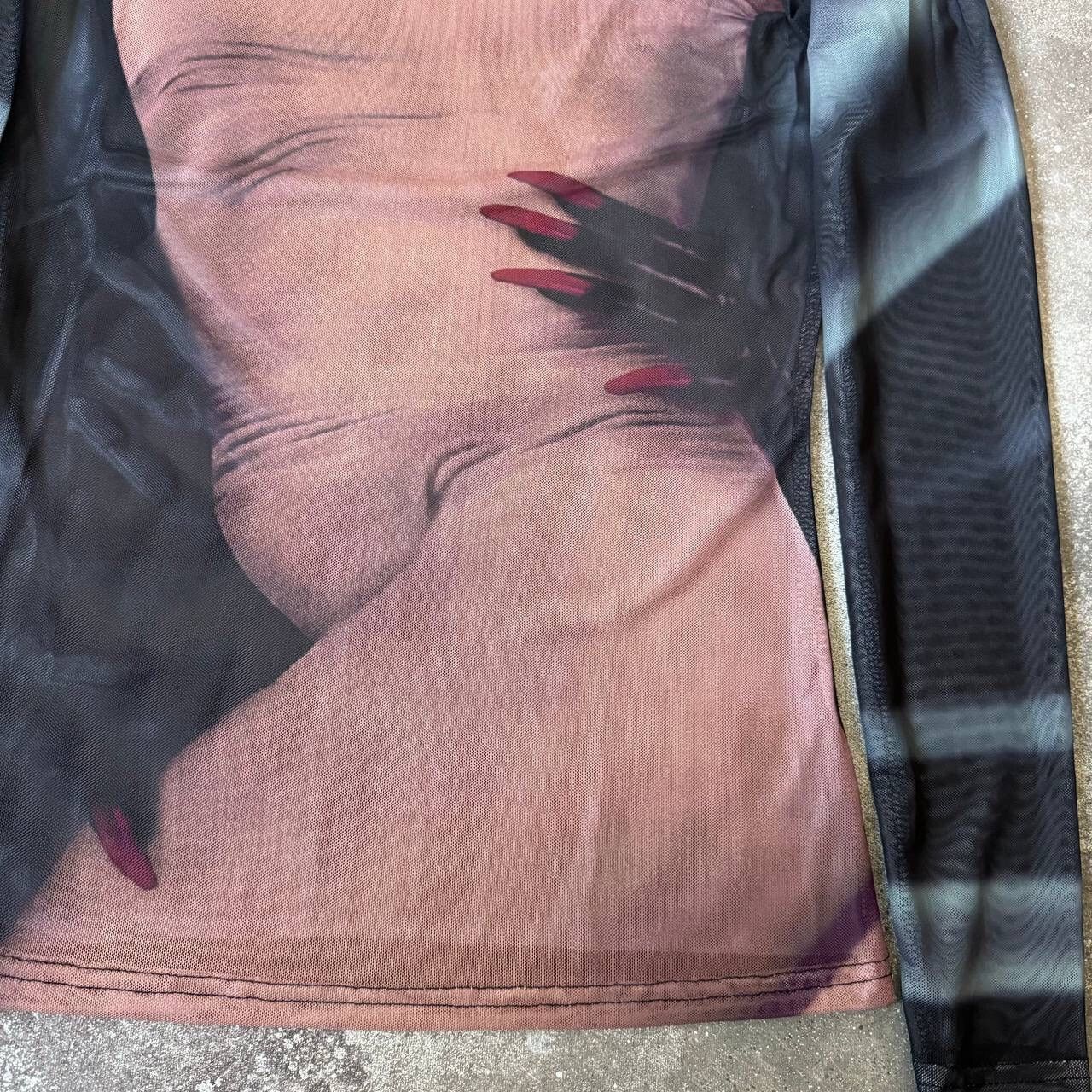 Japanese Brand × Vintage Amazing Body Mesh Top (like Jean Paul Gaultier) Size M / US 6-8 / IT 42-44 - 6 Thumbnail