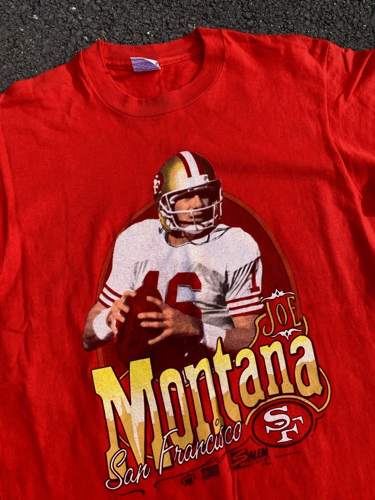 Salem Sportswear Joe Montana – vintage 1990 Size US L / EU 52-54 / 3 - 3 Thumbnail