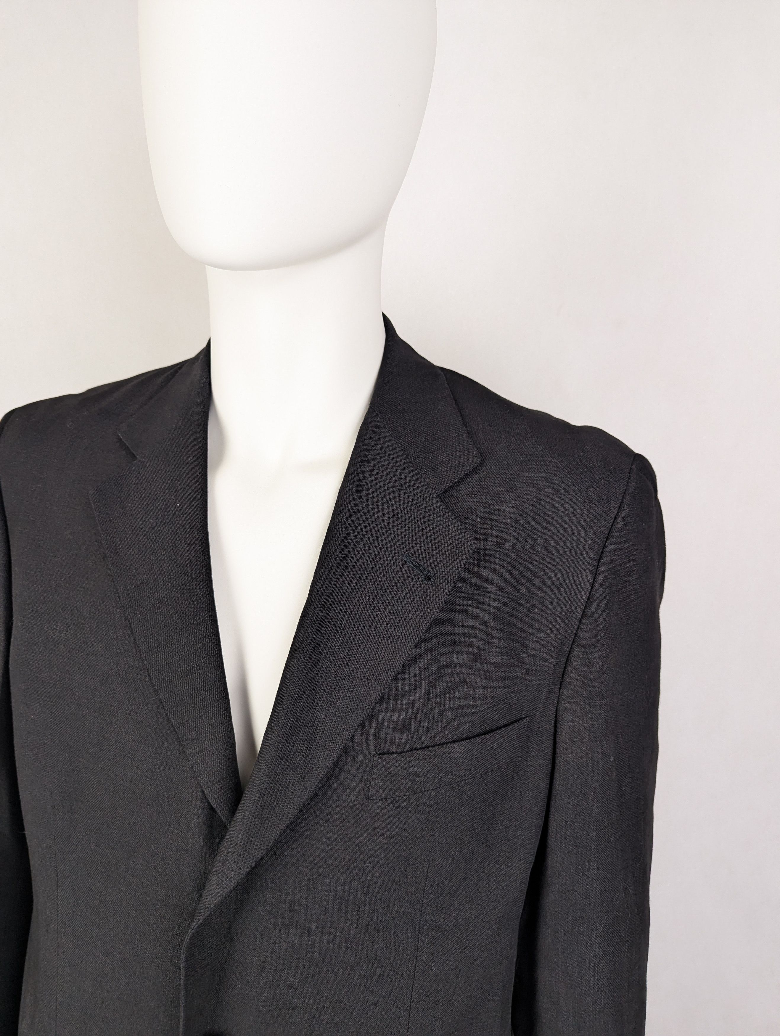 Yves Saint Laurent Yves Saint Laurent men's Jacket with linen Size 52R - 3 Thumbnail
