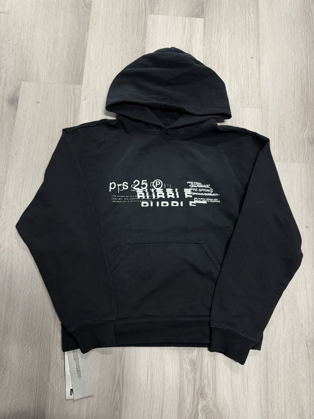 Purple Brand French Terry PO Hoody Black Beauty Flyers