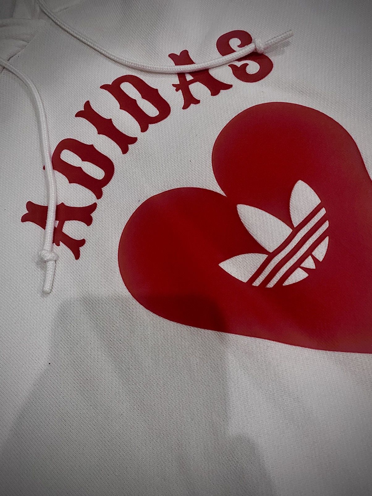 Adidas Adidas Originals V-Day Hoodie / Adidas Heart Hoodie. Size M / US 6-8 / IT 42-44 - 3 Thumbnail
