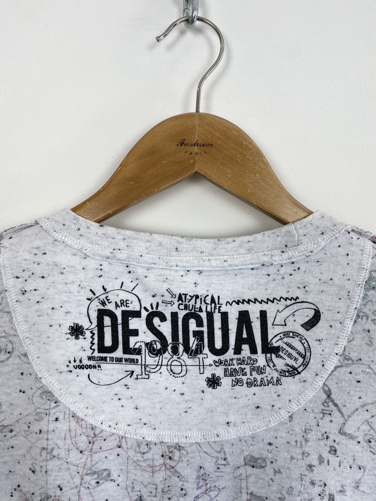 Desigual Desigual White Short Sleeve T-Shirt Men’s Size 2XL Top Size US XXL / EU 58 / 5 - 6 Thumbnail