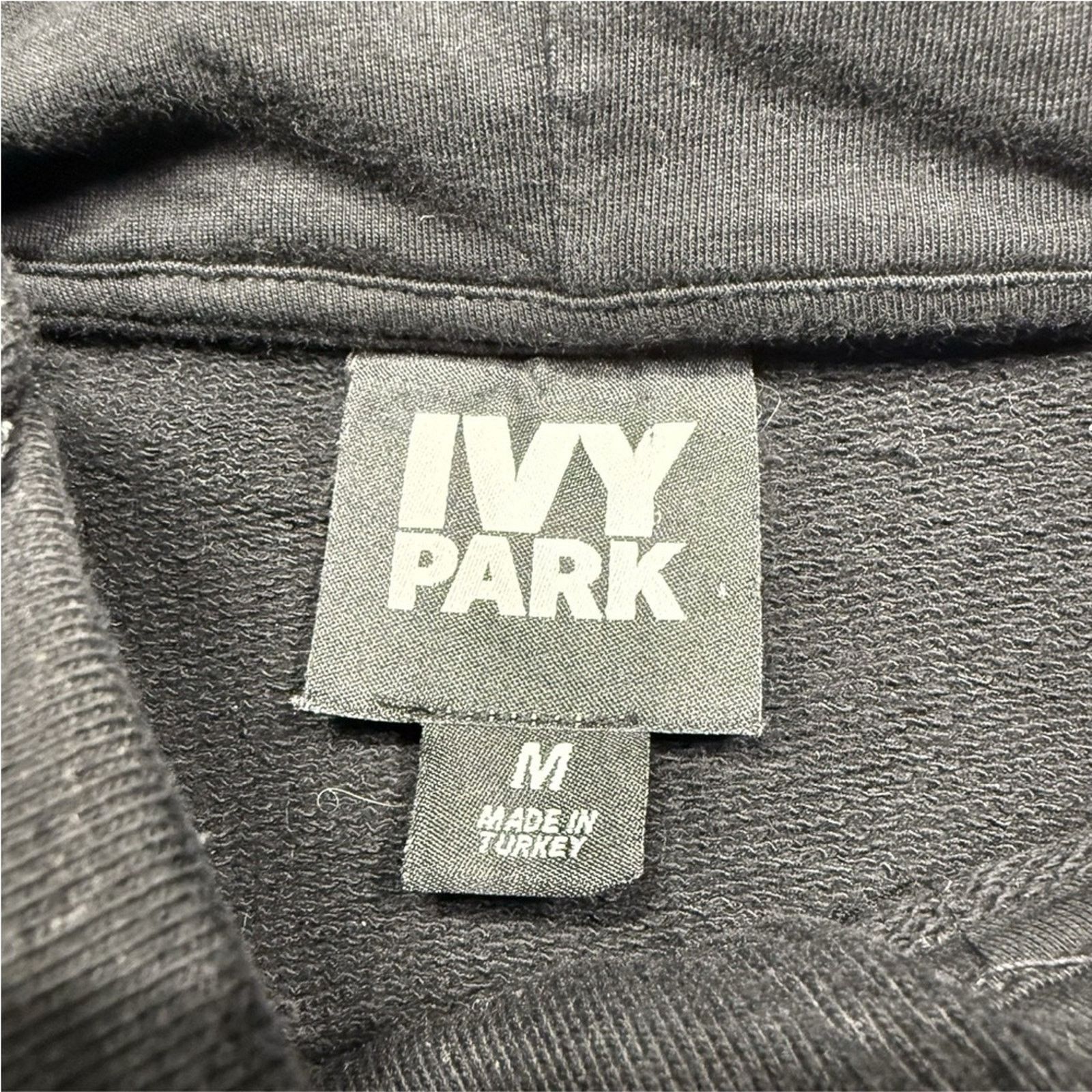 Ivy Park IVY‎ PARK Black Hoodie with White Sleeve Accents size M Size M / US 6-8 / IT 42-44 - 6 Thumbnail