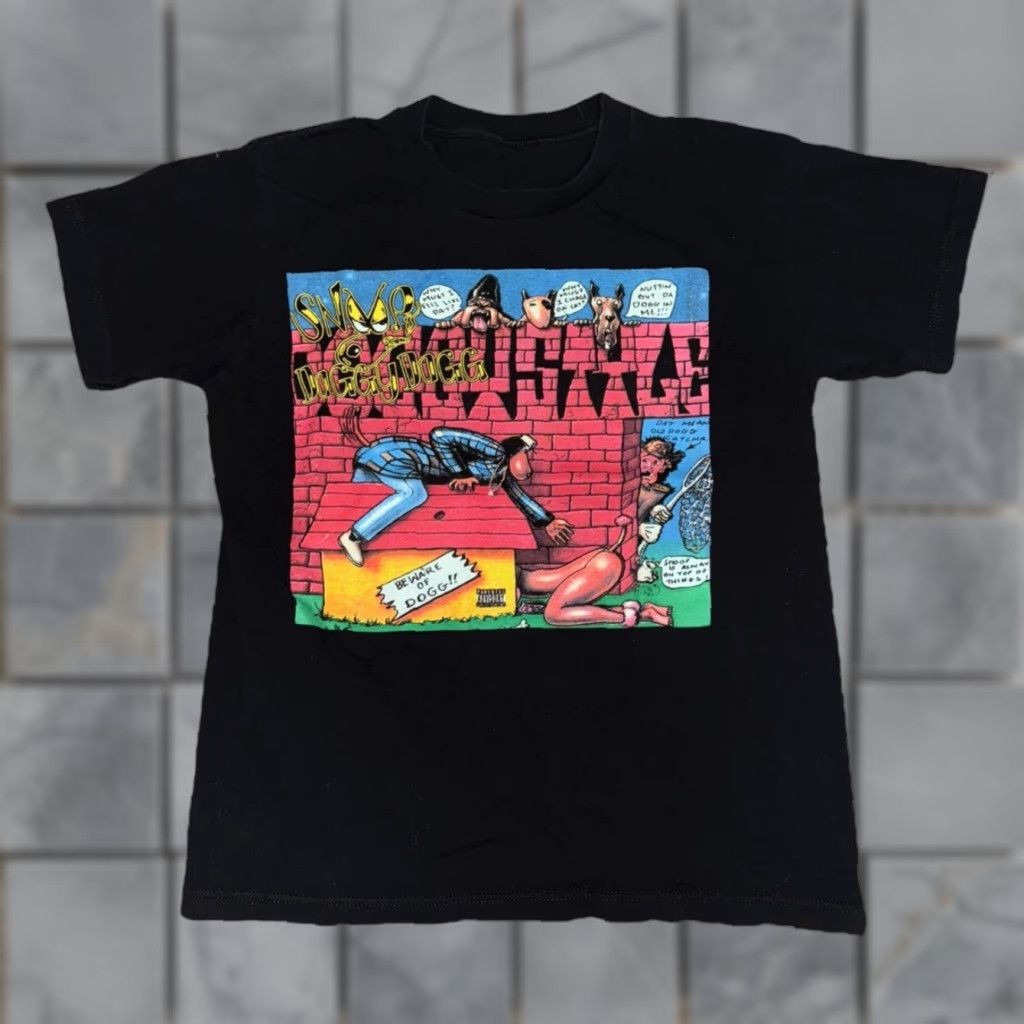 Vintage VINTAGE Snoop Doggy Dogg Doggystyle T-Shirt M Black Mens Medium 20x25 90s Hip Hop Band Shirt Size US M / EU 48-50 / 2 - 1 Thumbnail