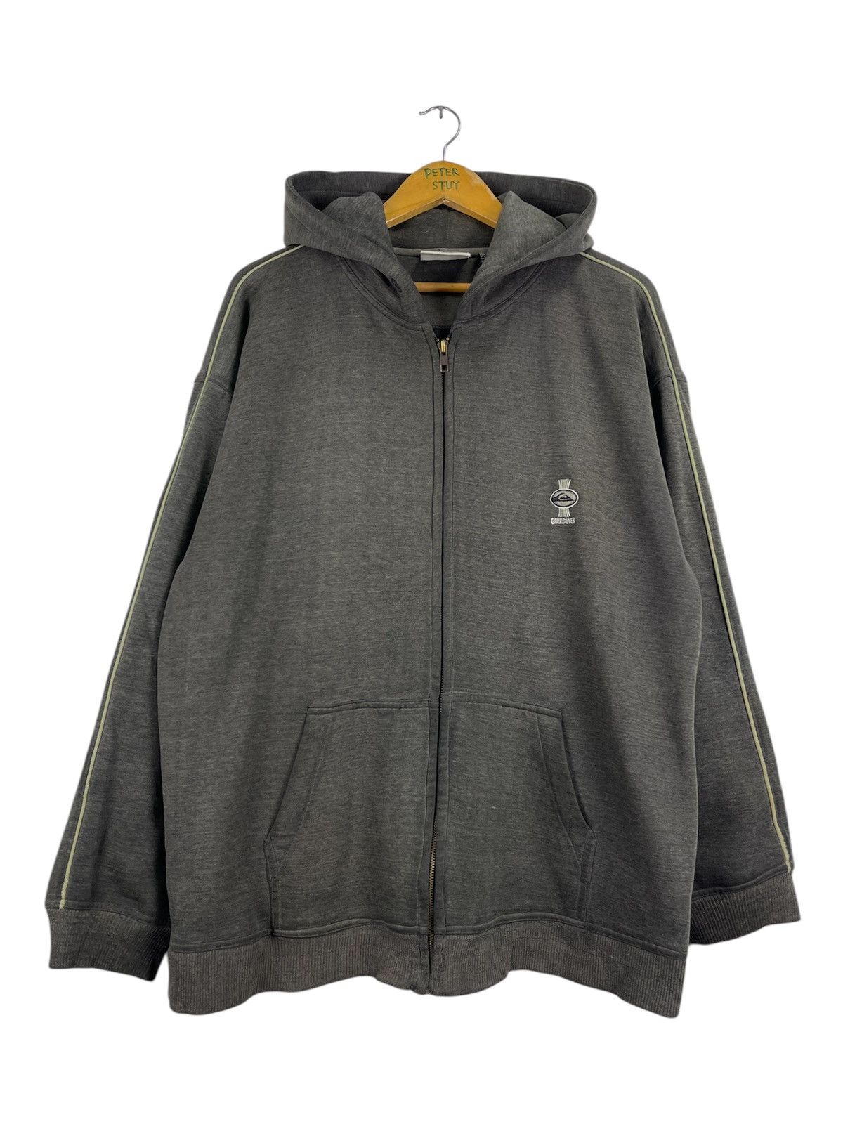 Quiksilver × Vintage Vintage Quiksilver Hoddies Size US L / EU 52-54 / 3 - 1 Thumbnail