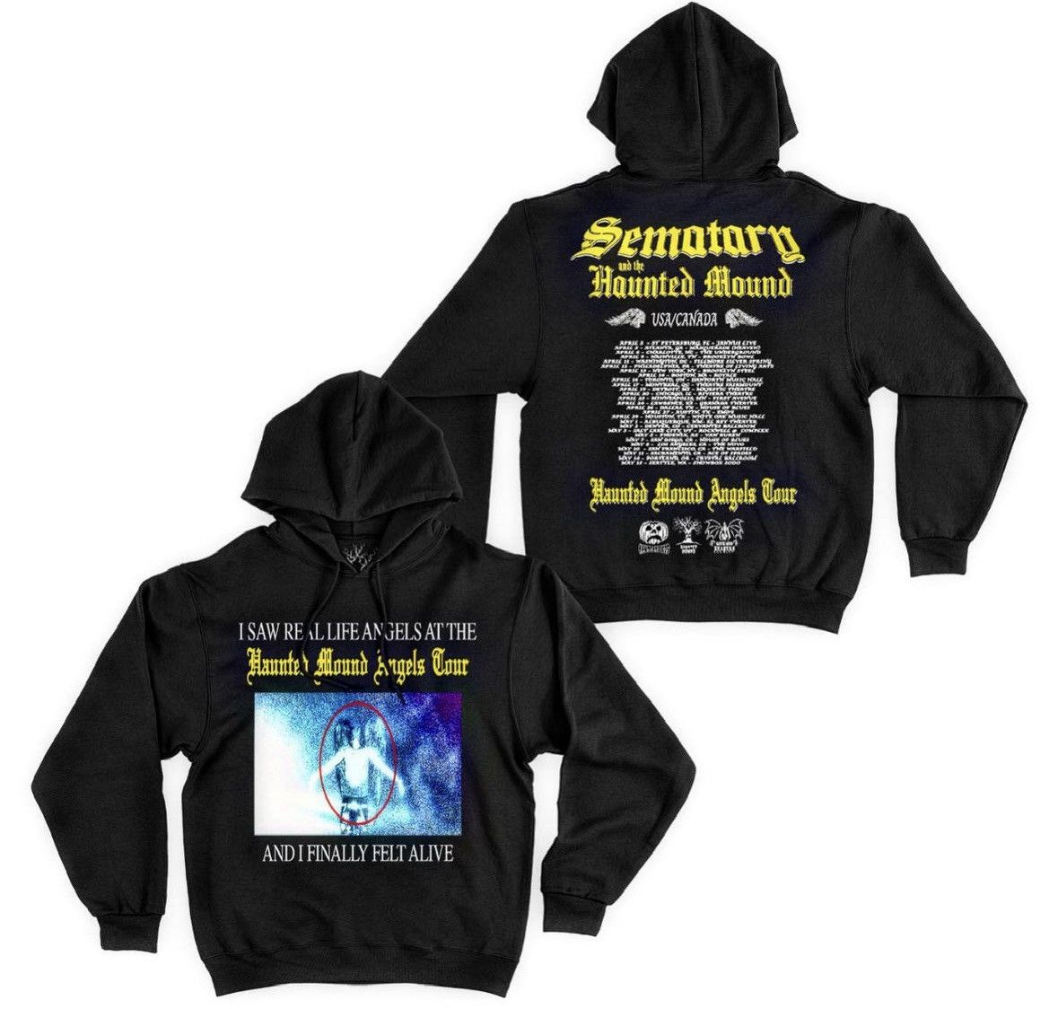 Haunted Mound Sematary Haunted Mound Angels Tour Wings Hoodie Size US L / EU 52-54 / 3 - 1 Thumbnail