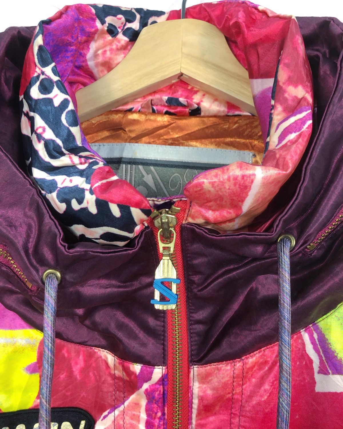 スキー Salomon Vintage Ski Jacket Rare Design Salomon Vintage Ski Jacket Rare Design