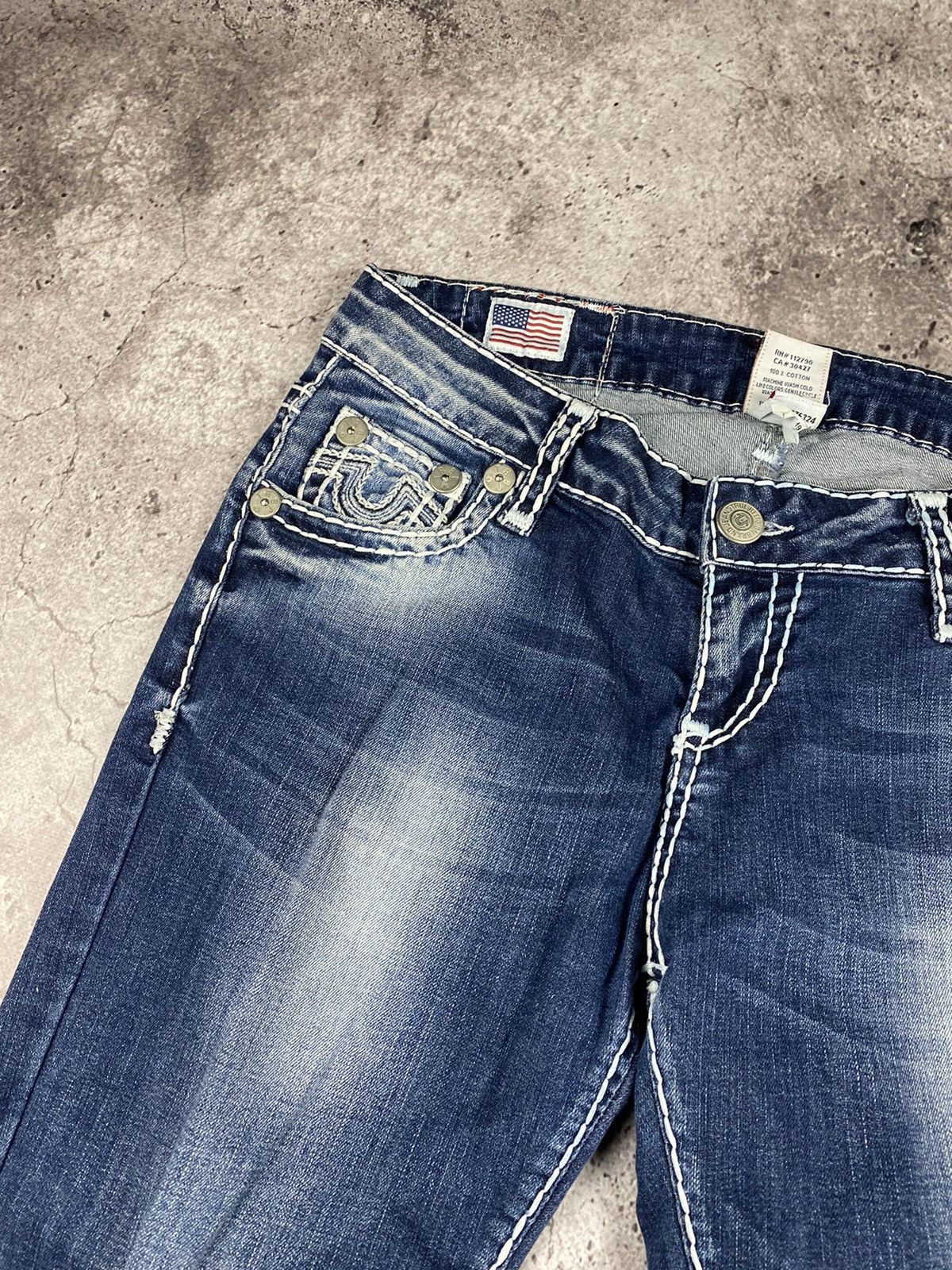 True Religion Rare Vintage True Religion Billy T Jeans Size 31 Y2K Drip Size 31" - 5 Thumbnail