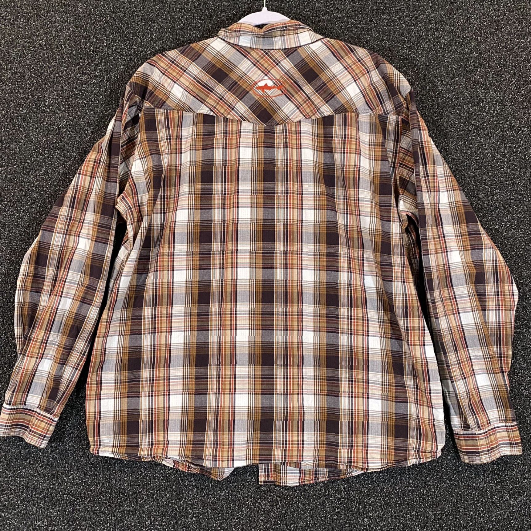 Tommy Bahama Patagonia x Dogfish Head Fjord Shirt Mens XL Multi Plaid Button Up Hike Brewery Size US M / EU 48-50 / 2 - 7 Thumbnail
