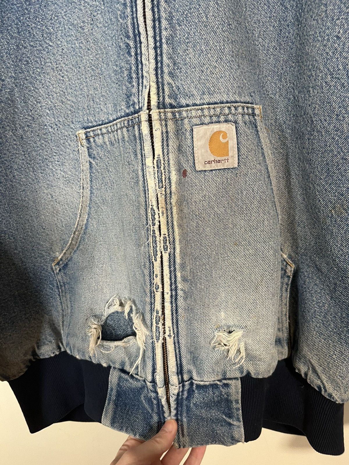 Carhartt × Vintage Vintage carhartt hooded work jacket Size US XL / EU 56 / 4 - 3 Thumbnail