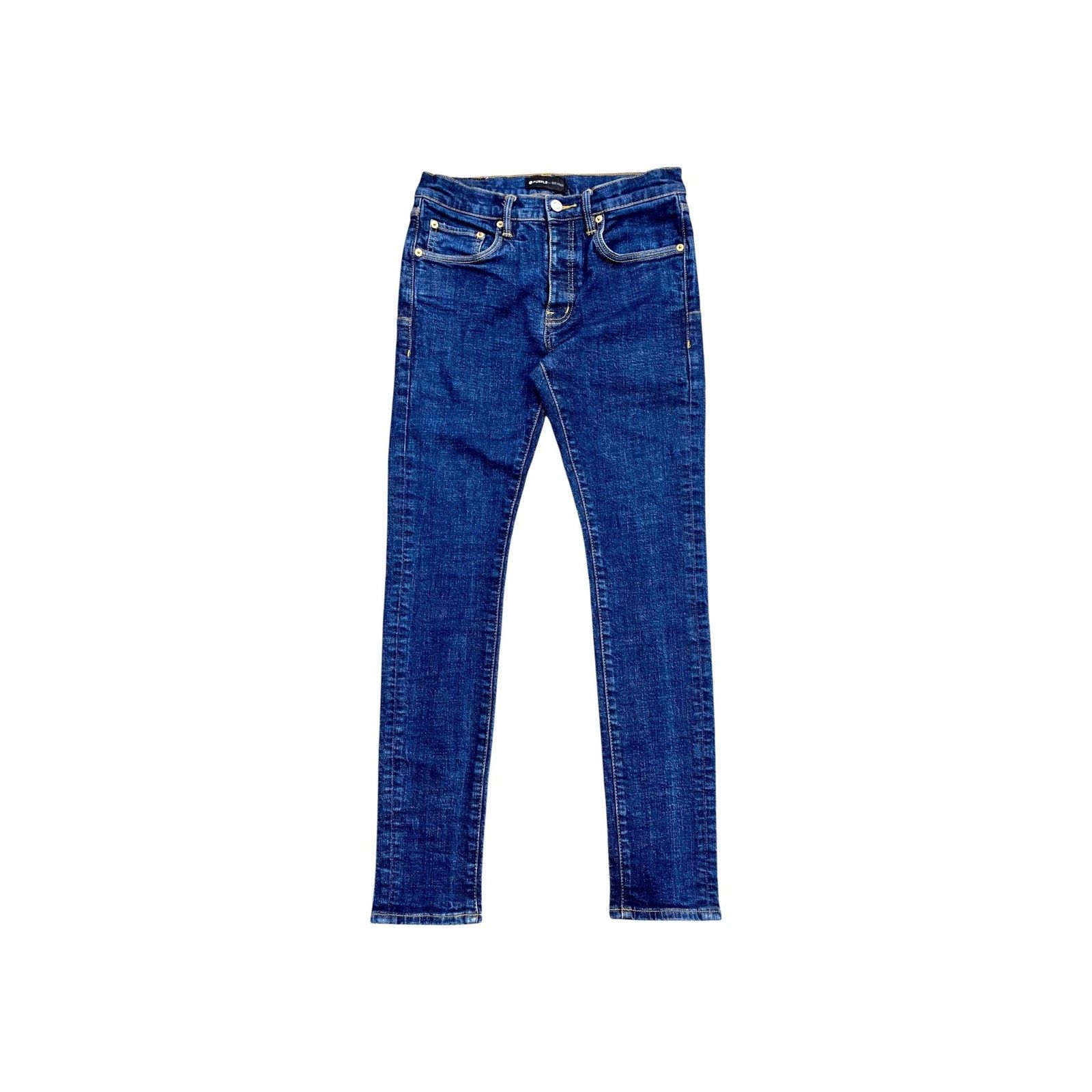 Purple Brand Purple Brand Plain Dark Wash Jeans Size US 31 - 1 Thumbnail