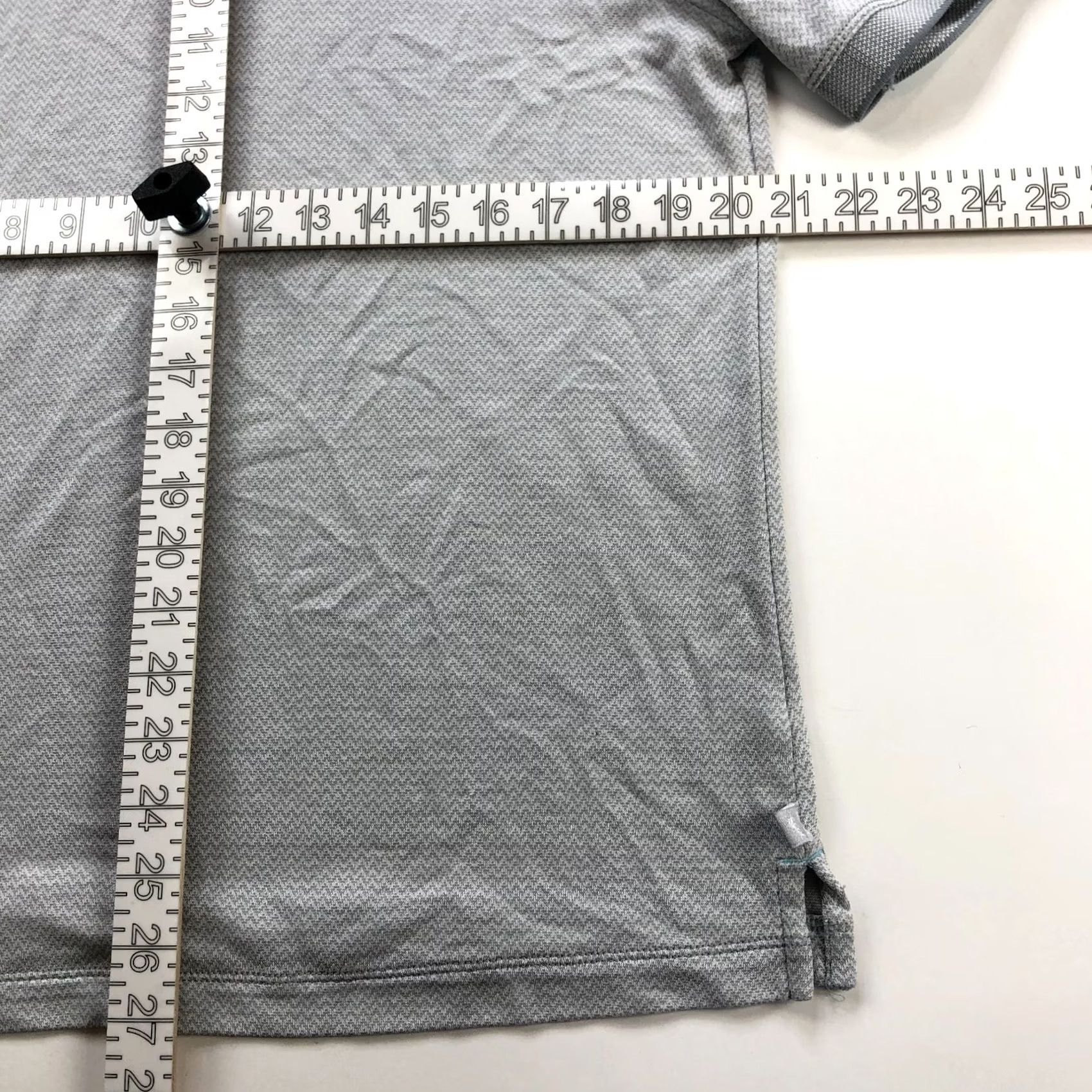 Tommy Bahama Tommy Bahama Polo Shirt M/L Modal Mens Short Sleeve Striped Gray Button Polo Shirt, Regular Fit, Image Size US M / EU 48-50 / 2 - 4 Thumbnail