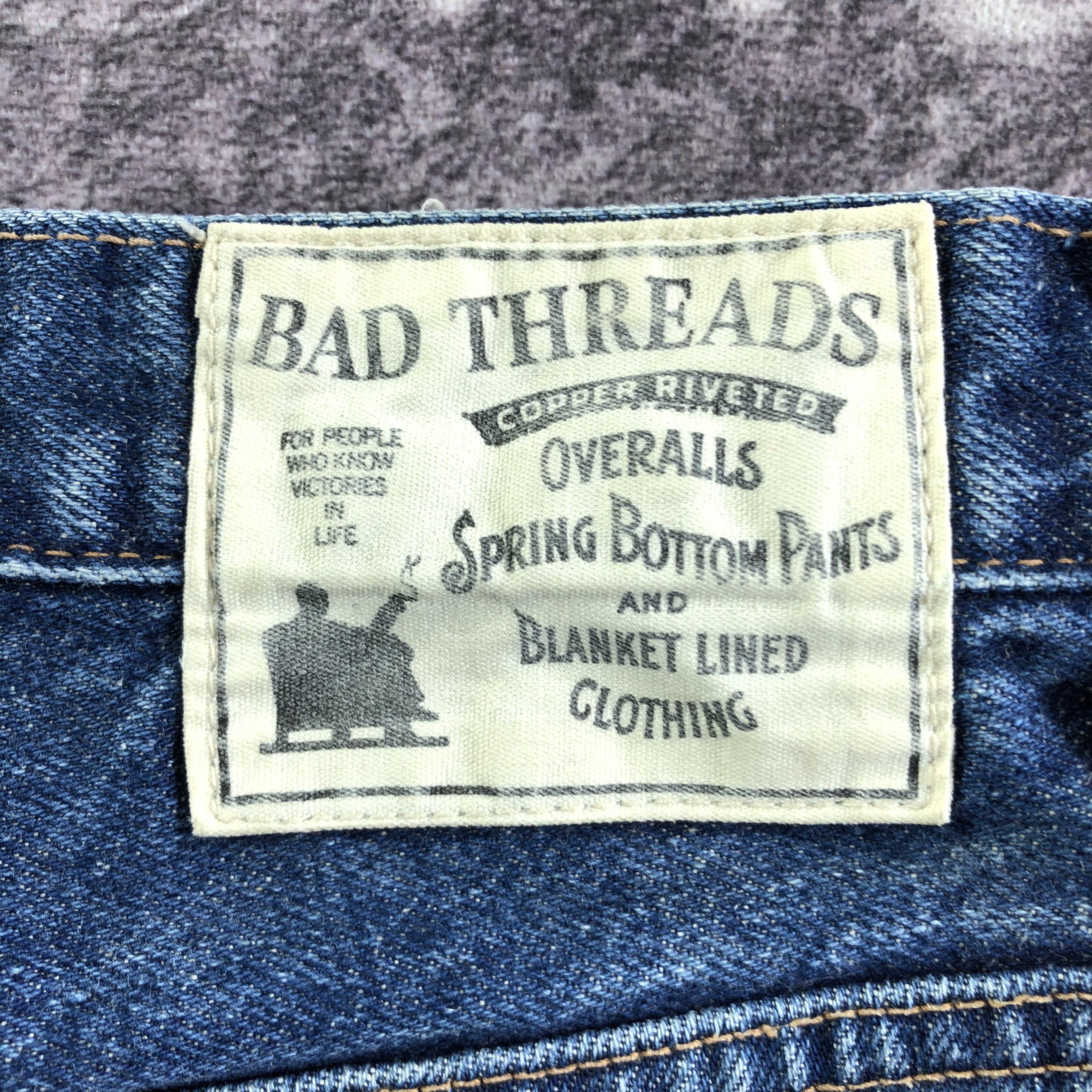 Vintage Vintage Blue Wash Bad Threads Redline Jeans-JM3509 Size US 29 - 5 Thumbnail