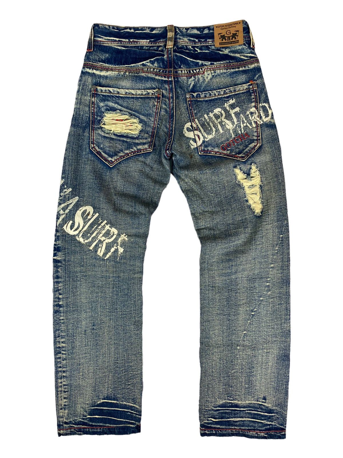 Gotcha Rare🔥Gotcha Surfwear Jeans Distress Style Size US 30 / EU 46 - 9 Thumbnail