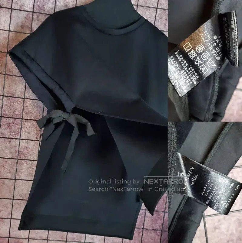 Lanvin Lanvin Black Polyester Hoodie for Women . Size M / US 6-8 / IT 42-44 - 4 Thumbnail
