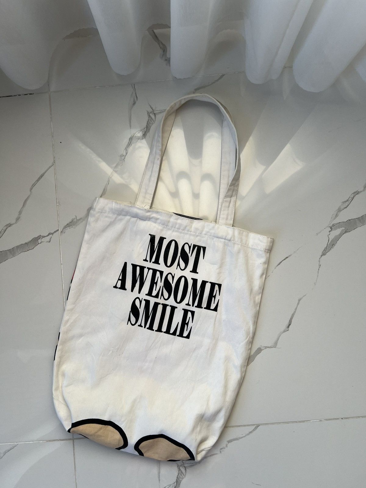 Hysteric Glamour HYSTERIC MINI MOST AWESOME SMILE RARE Y2K TOTE BAG Size ONE SIZE - 4 Thumbnail