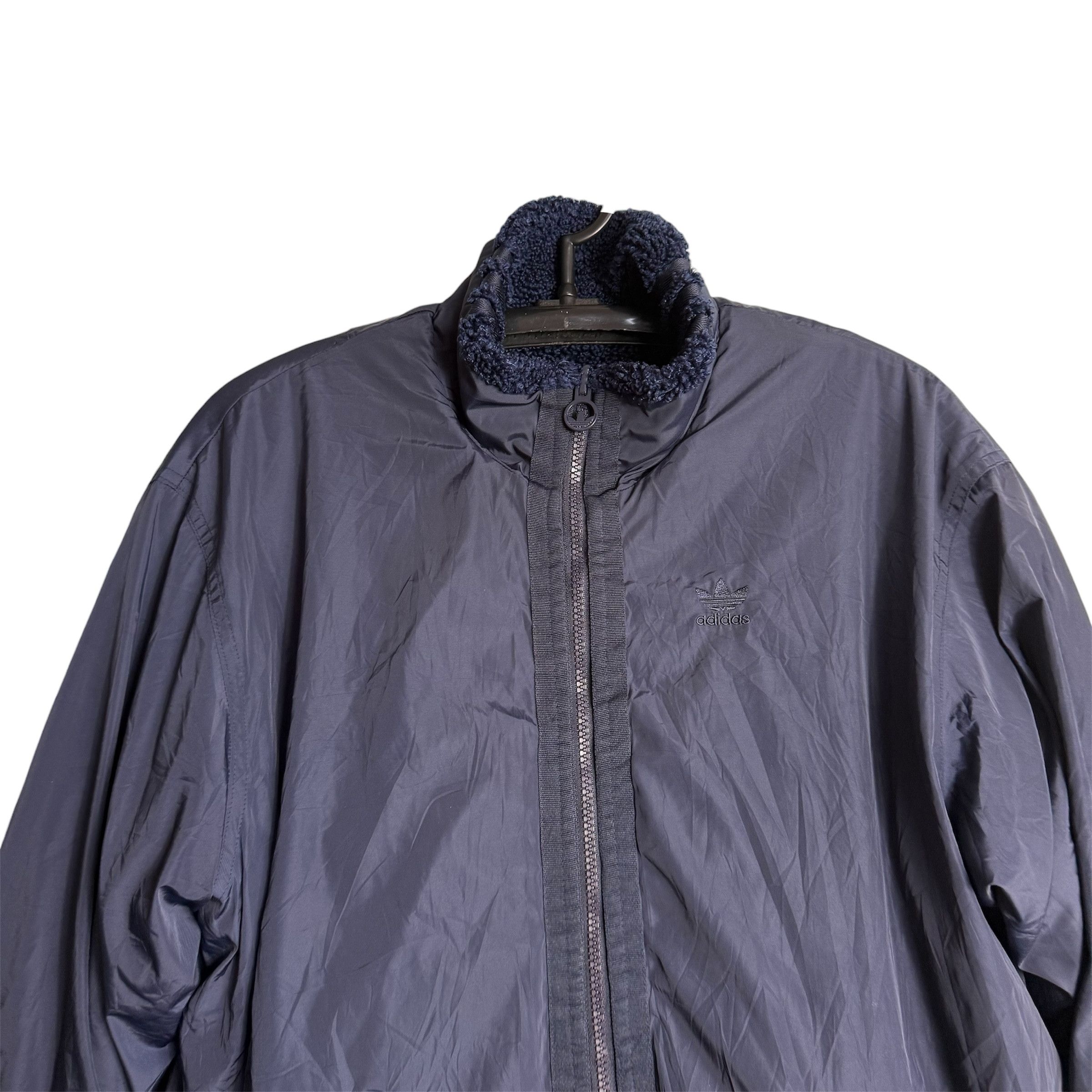 Adidas 🔥RARE🔥Vintage Adidas Reversible Long Boa Fleece Coat Size US S / EU 44-46 / 1 - 7 Thumbnail