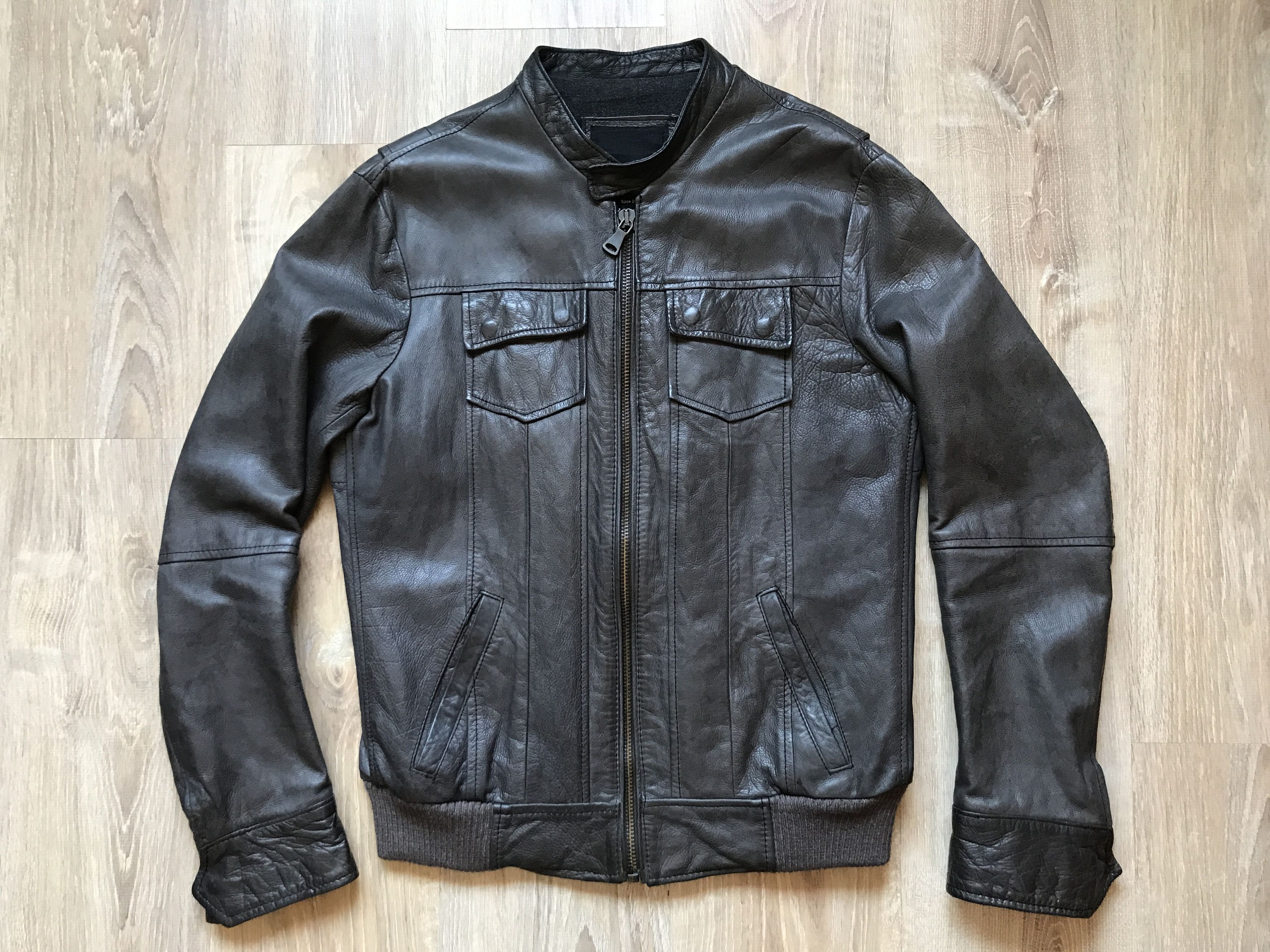 Vintage Leonardo Avant Garde italian Leather Jacket