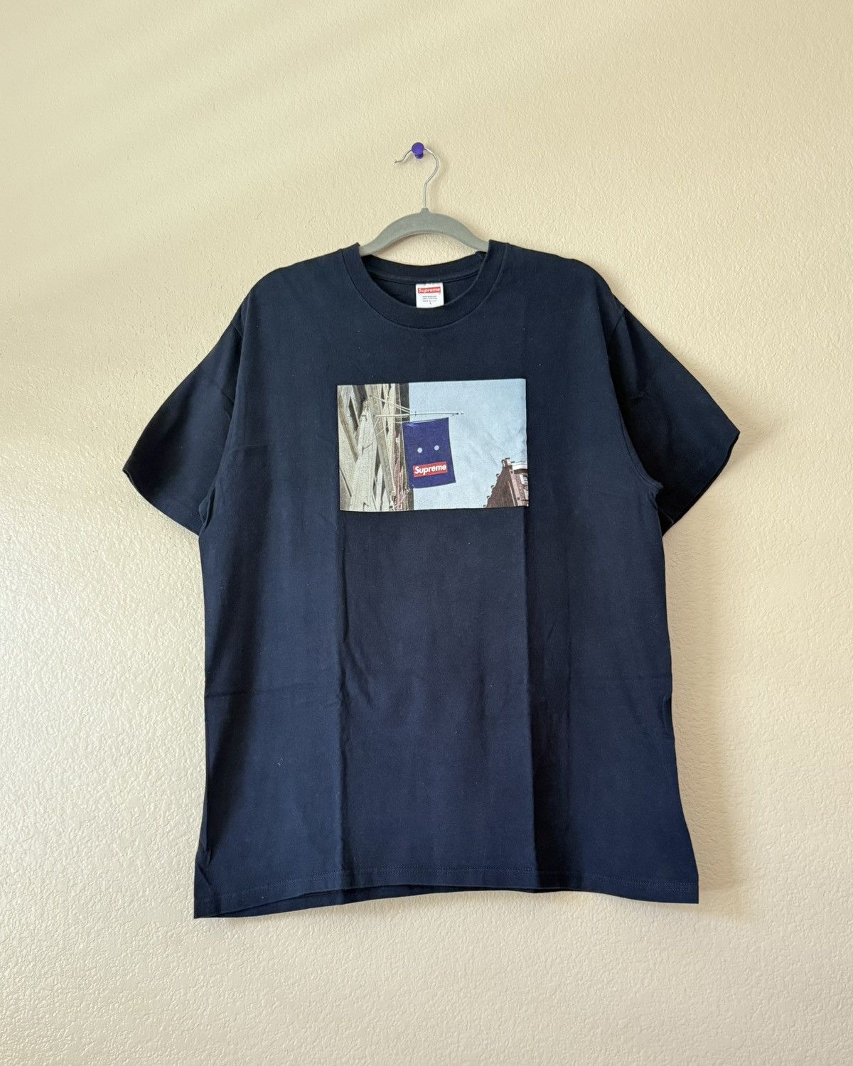 Supreme Supreme Banner Tee FW19 Size US L / EU 52-54 / 3 - 1 Thumbnail