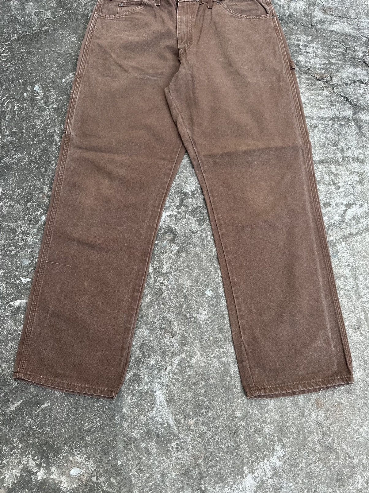 Carhartt × Dickies (36x32) Crazy Vintage Y2K Faded Dickies Carpenter Pants Size US 36 / EU 52 - 3 Thumbnail