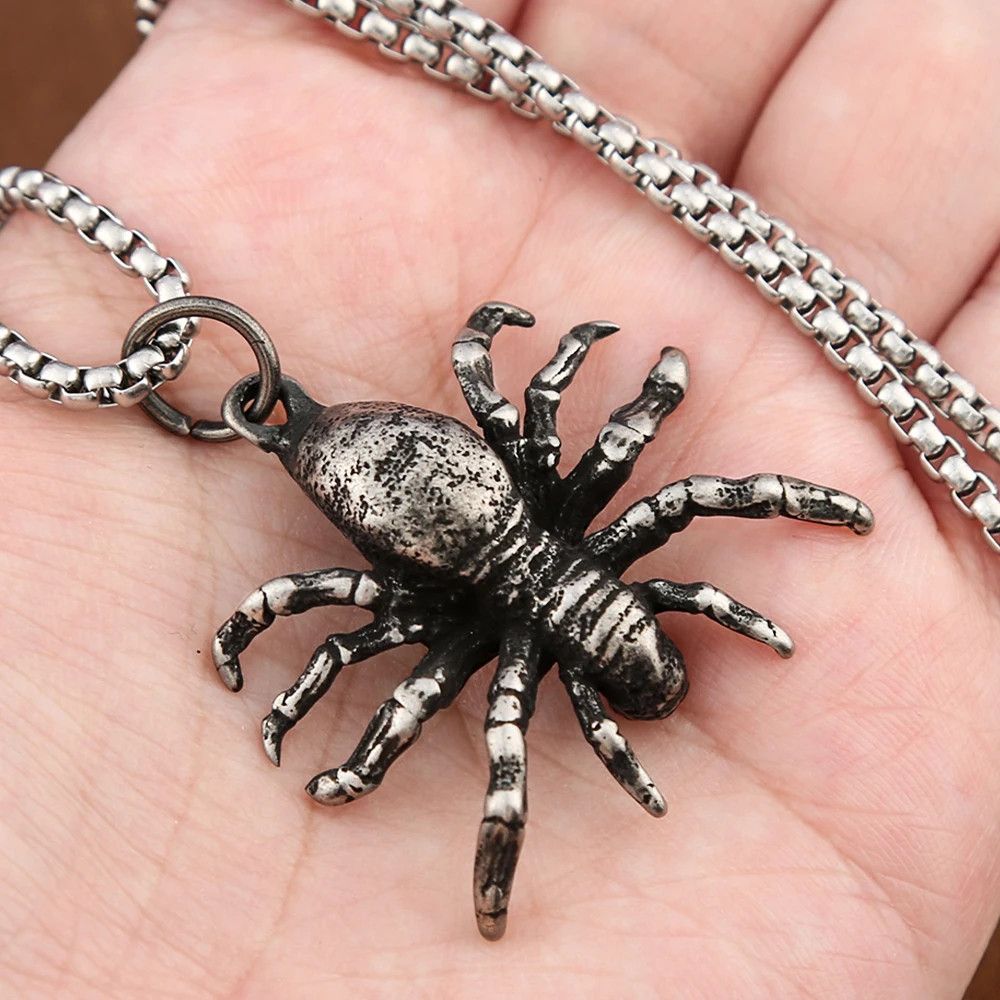Jewelry Unique Vintage Spider Necklace Size ONE SIZE - 5 Thumbnail