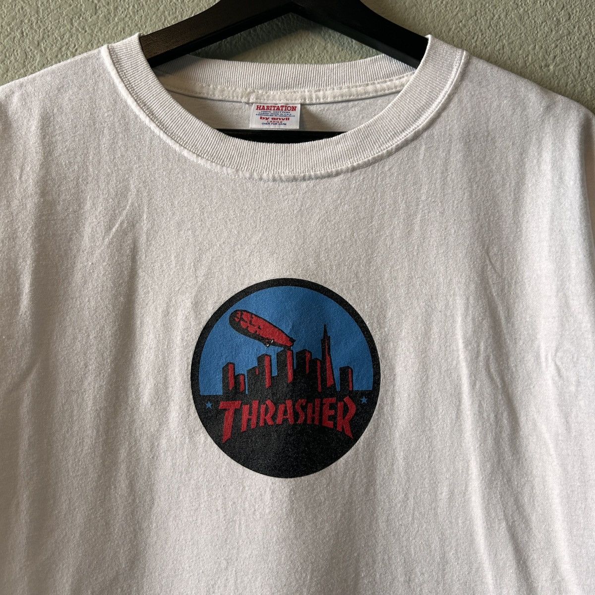 Thrasher × Vintage Vintage Thrasher Blimp T-Shirt Size US L / EU 52-54 / 3 - 1 Thumbnail