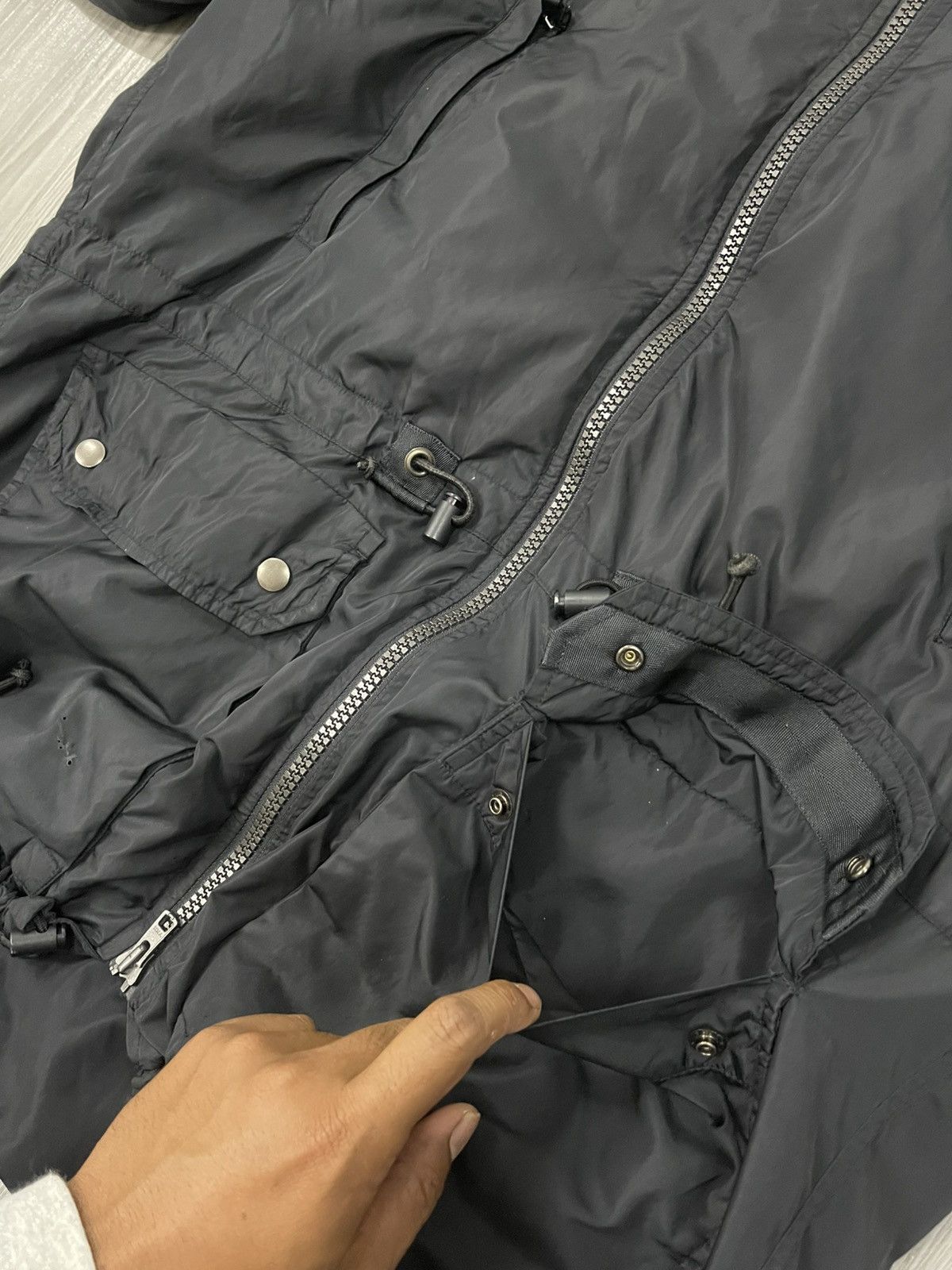 Issey Miyake A/W 1997 Issey Miyake Black Tech Nylon Parka Jacket Size US M / EU 48-50 / 2 - 19 Thumbnail