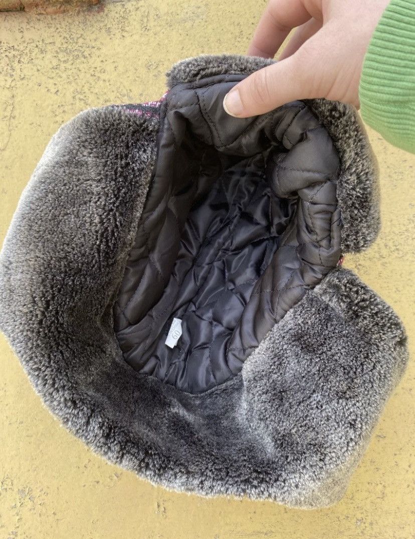 Japanese Brand Ushanka Fur Fuzzy vintage distressed mohair hat Size ONE SIZE - 5 Thumbnail