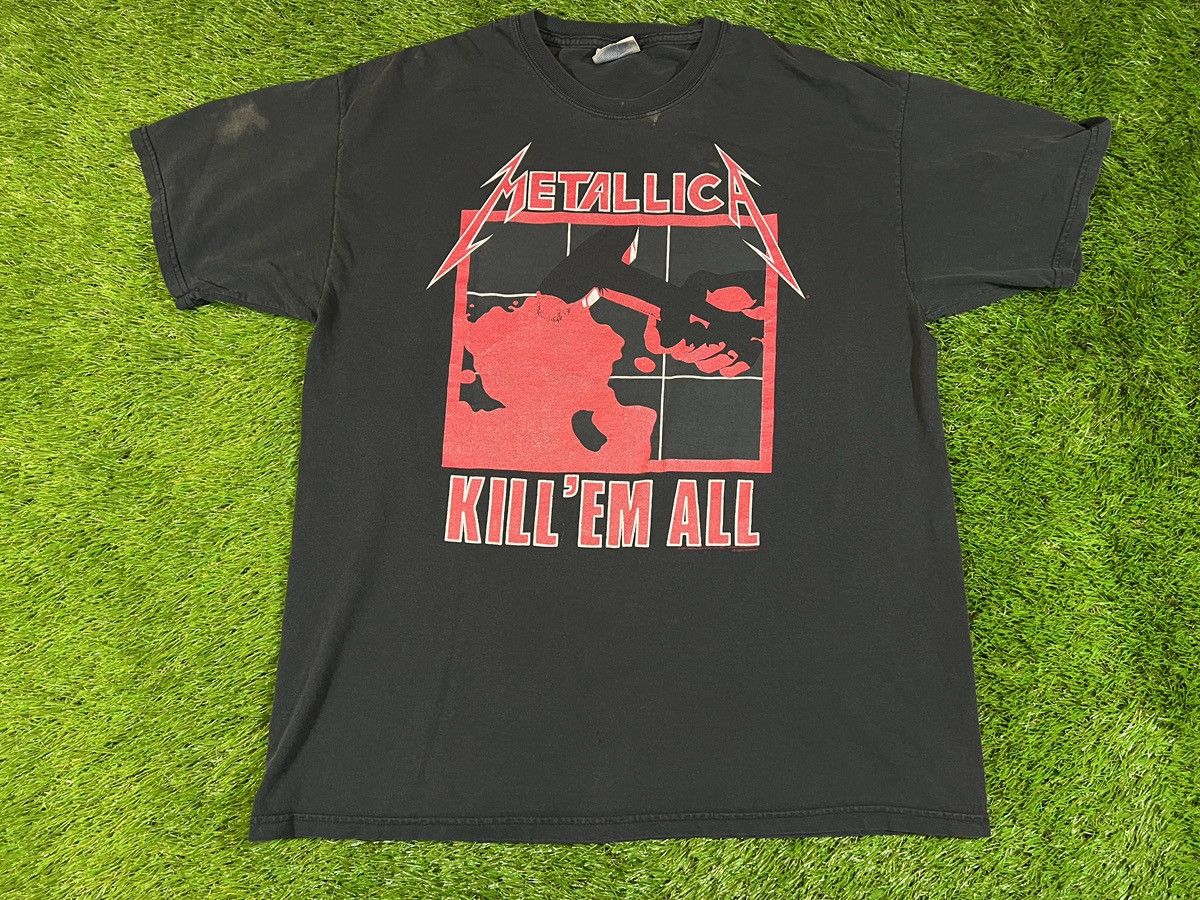 Vintage 2000s Metallica Kill Em All - Y2K Rare DOUBLE SIDED - www 
