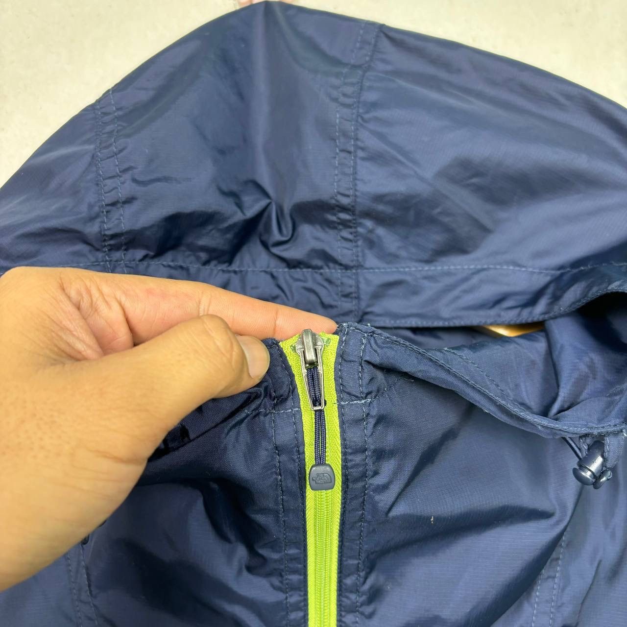The North Face The North Face Blue Green Zipper Sweater Hooded Size US XL / EU 56 / 4 - 8 Thumbnail