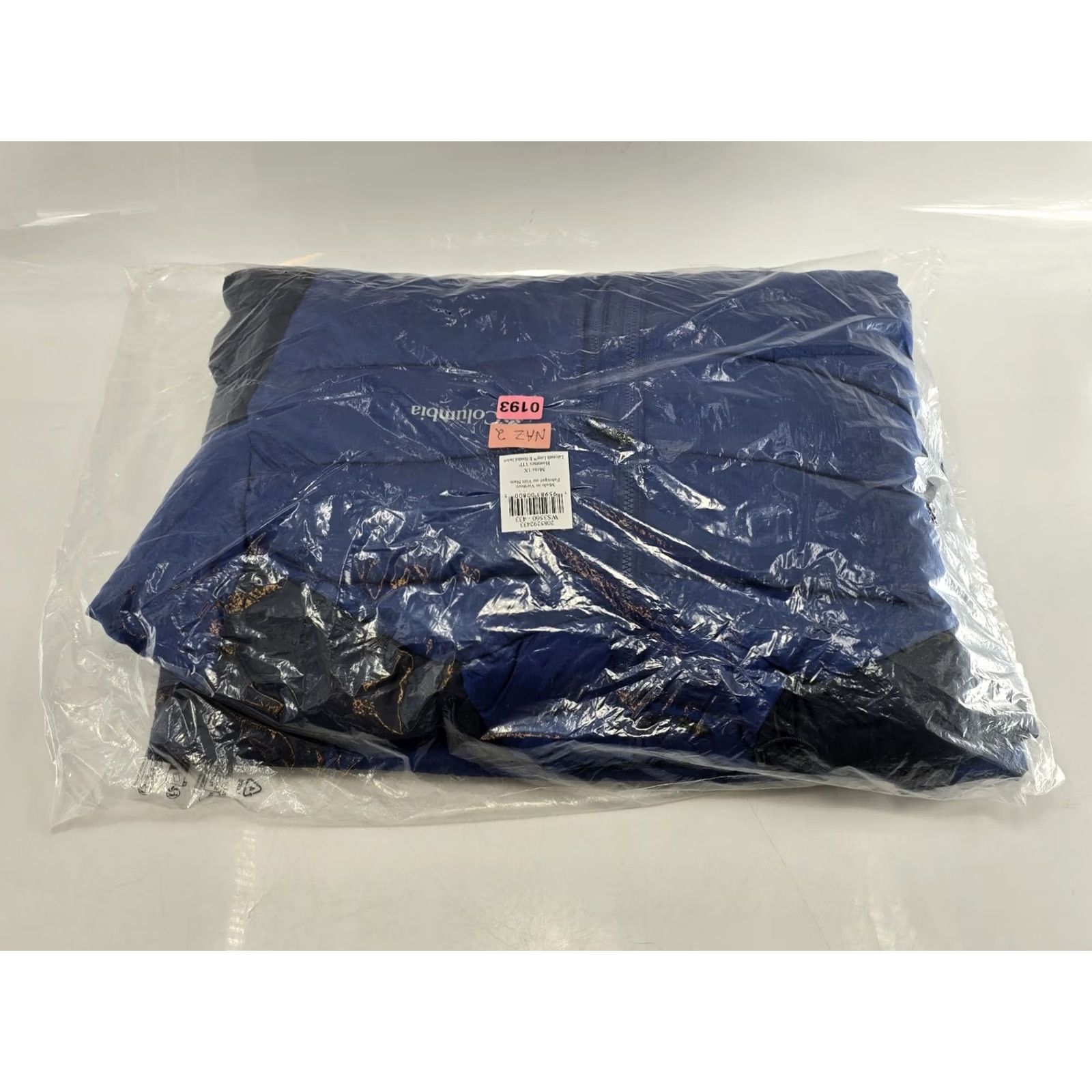 Vintage Columbia Hooded Jacket - Labyrinth Loop II - Blue/Navy - 1X - Men Size US XL / EU 56 / 4 - 7 Thumbnail