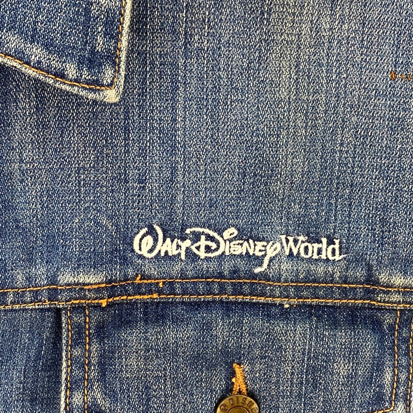 Disney Walt Disney World Embroidered Mickey Mouse Blue Denim Jacket Adult Size XL Size XL / US 12-14 / IT 48-50 - 4 Thumbnail