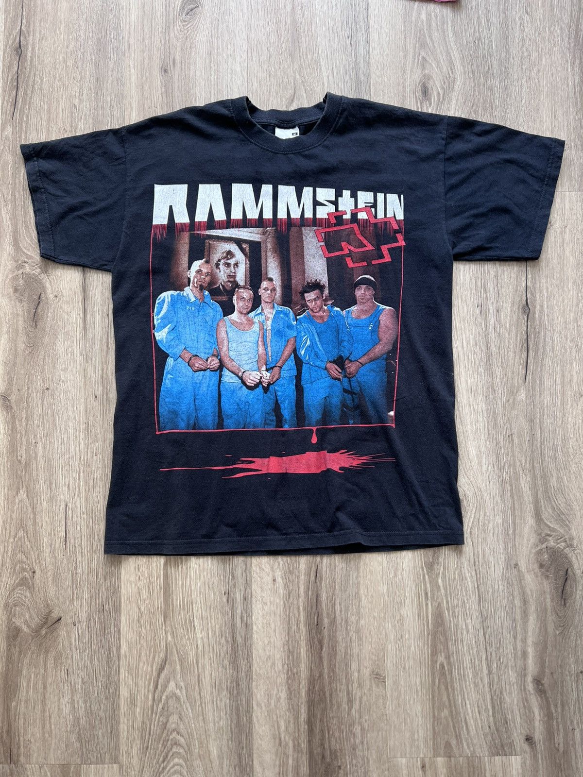 Band Tees × Vintage Vintage Rammstein Band Shirt Metal Tour Tee Graphic Y2K Size US M / EU 48-50 / 2 - 1 Thumbnail
