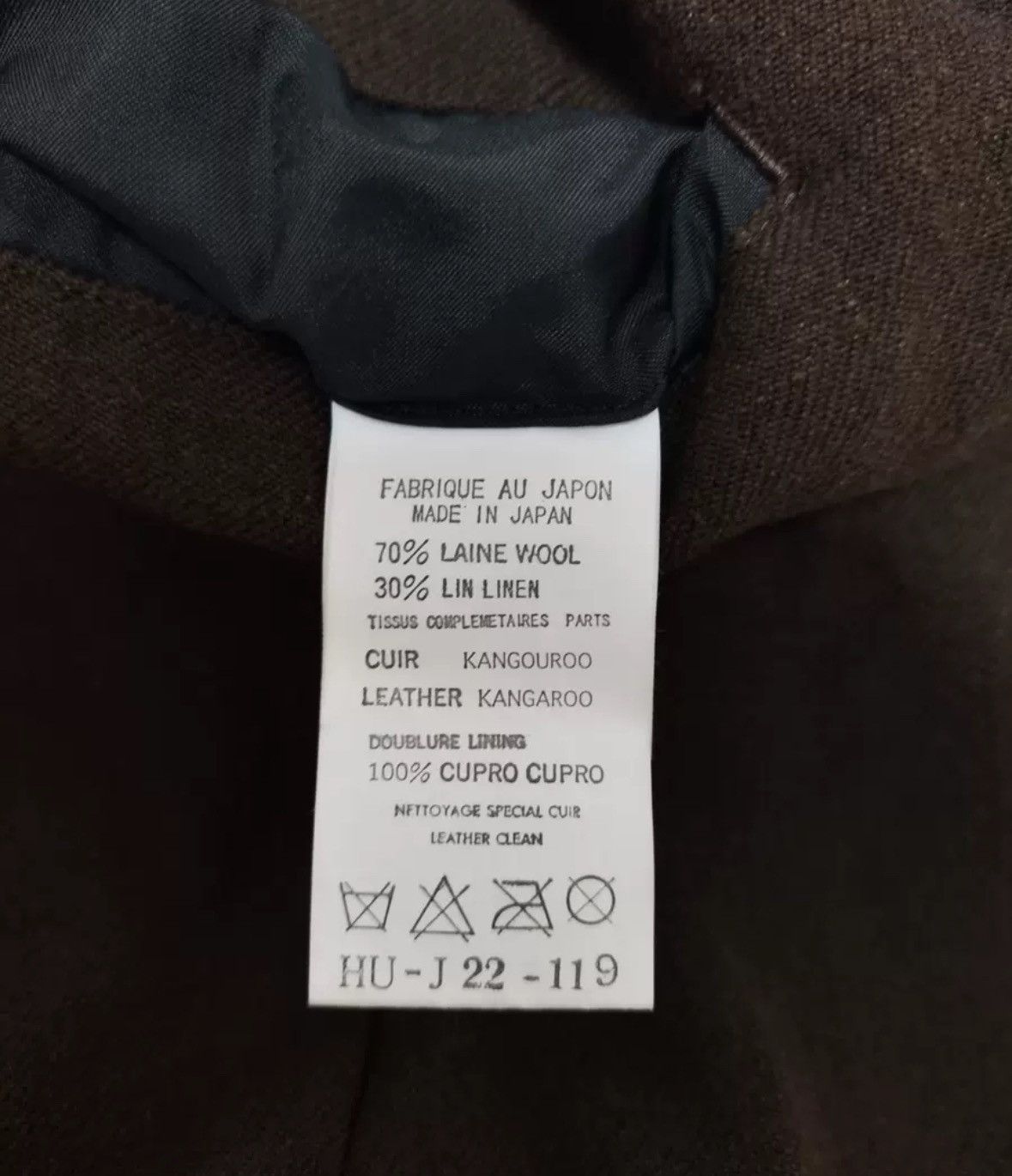Yohji Yamamoto Yohji Yamamoto 03aw Kangaroo Leather Suit Jacket Size US L / EU 52-54 / 3 - 6 Thumbnail