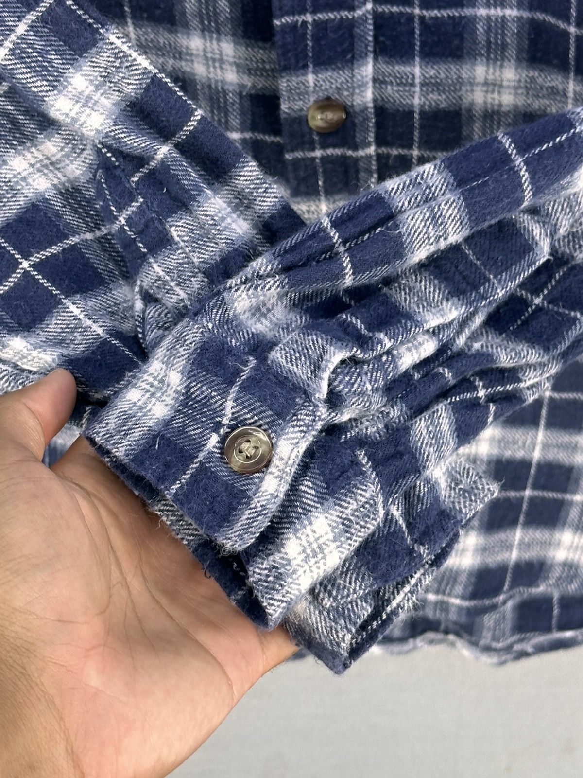 Flannel Vedersi Mirano Plaid Check Flannel Shirt Button Up Size US M / EU 48-50 / 2 - 10 Thumbnail