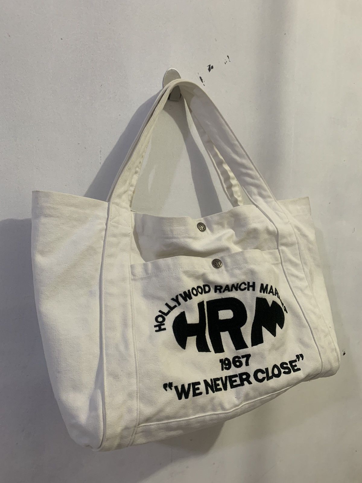 HOLLYWOOD RANCH MARKET × Vintage HRM Hollywood Ranch Market Embroidered Tote Bag Size ONE SIZE - 2 Thumbnail