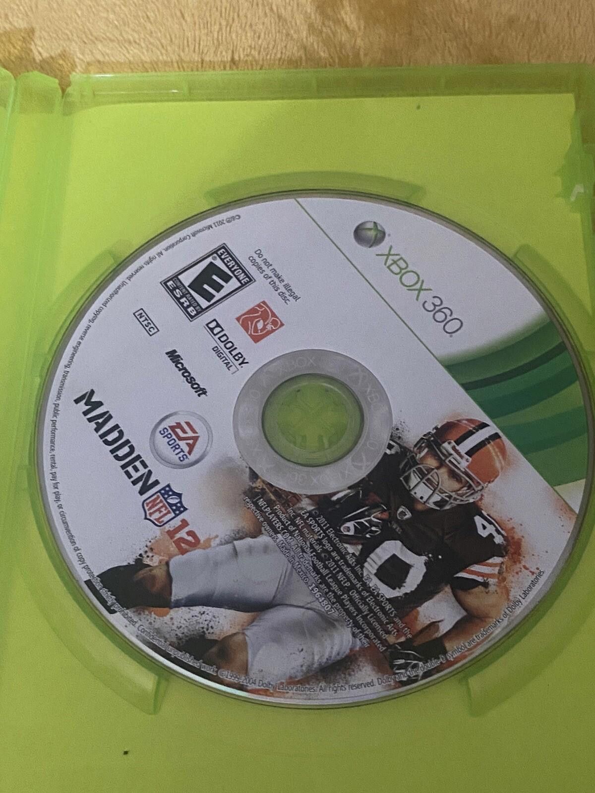 Other Madden NFL 12 (Microsoft Xbox 360, 2011) Tested Size ONE SIZE - 4 Thumbnail