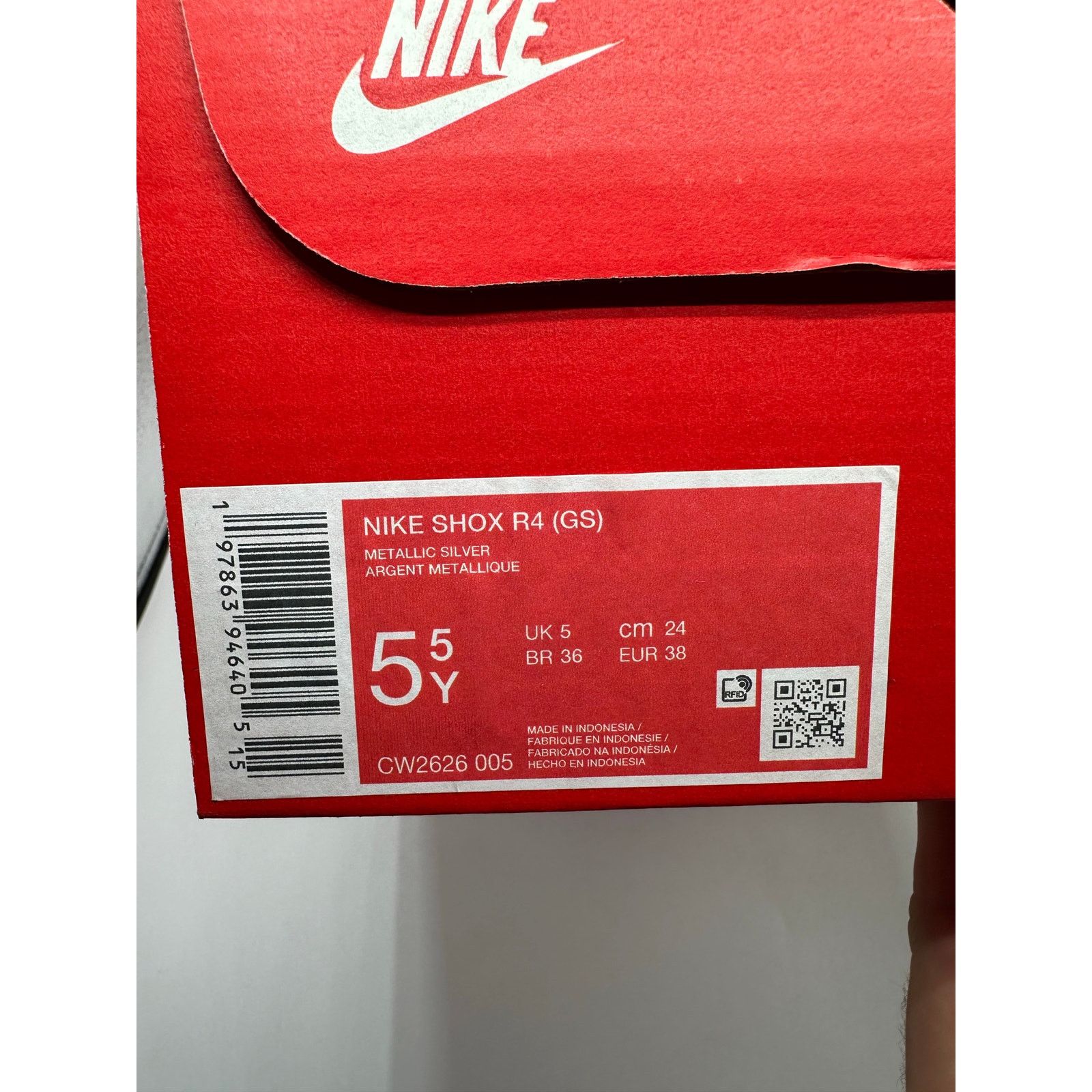 Nike Nike Shox R4 GS “OG” 2025 size 5.5y/7 womens Size US 7 / IT 37 - 7 Thumbnail