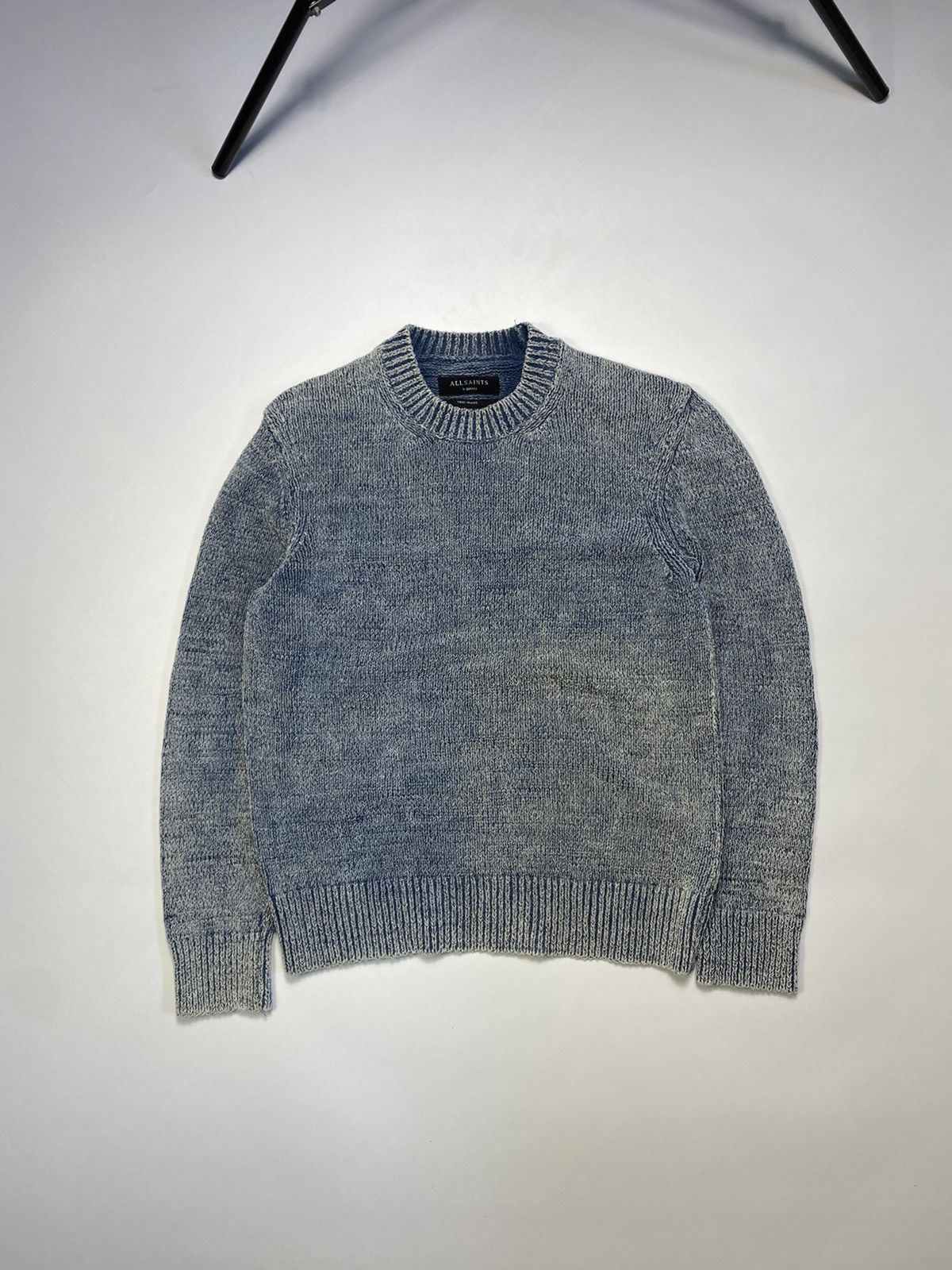 Allsaints Allsaints isumi crew blue garment knit sweater jumper Size US S / EU 44-46 / 1 - 2 Thumbnail