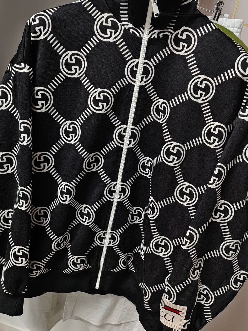 Gucci GucciSS22 Vintage Full Print Zipper Jacket 2503-Nextarrow Size US XS / EU 42 / 0 - 3 Thumbnail