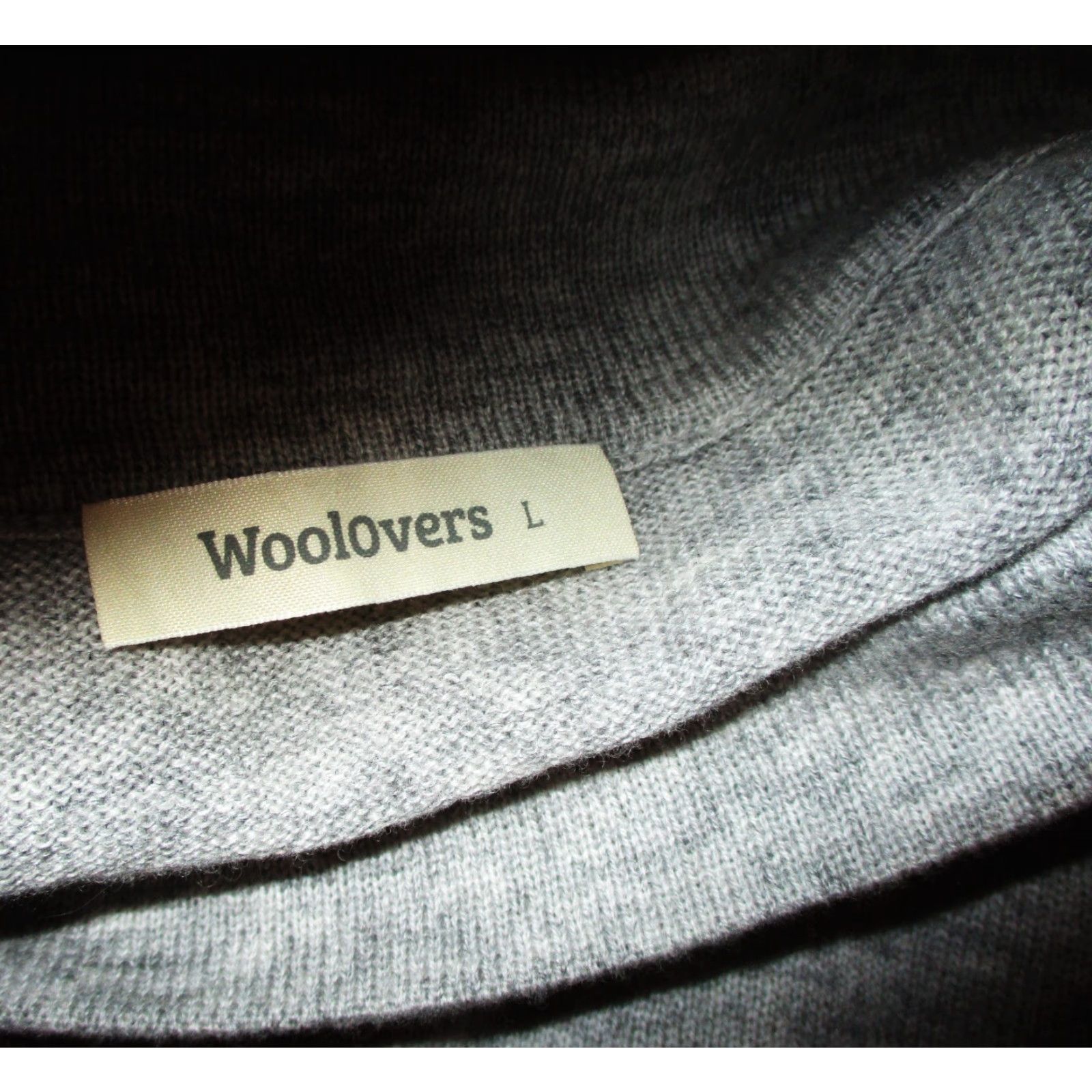 Vintage Woolovers Sweater Shirt Womens L Gray Merino Wool Cashmere Turtleneck Pullover Casual All Seasons 90% Merino Wool, 10% Cashmere Womens Size L / US 10 / IT 46 - 8 Thumbnail