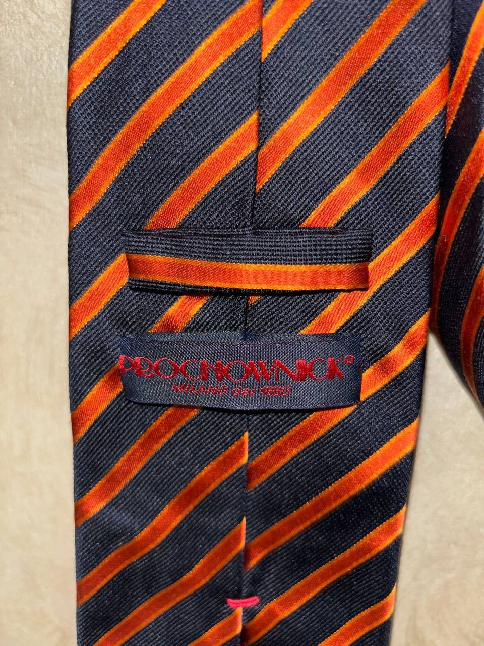 Vintage Prochownick MILANO dal 1880 tie 100% silk, made in Italy Size ONE SIZE - 9 Thumbnail