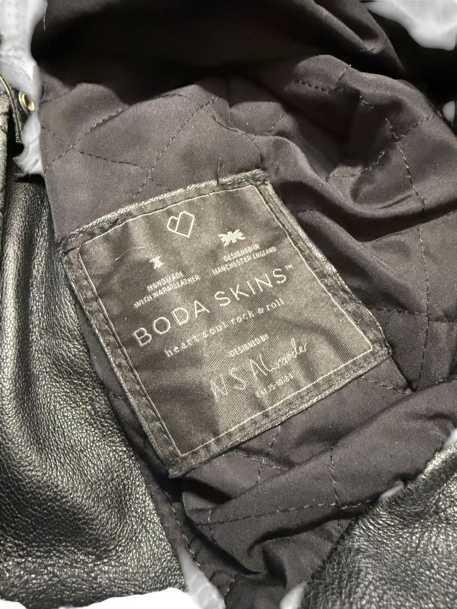 Boda Skins Boda Skins Kay Michaels leather ramones jacket zip Size US M / EU 48-50 / 2 - 4 Thumbnail