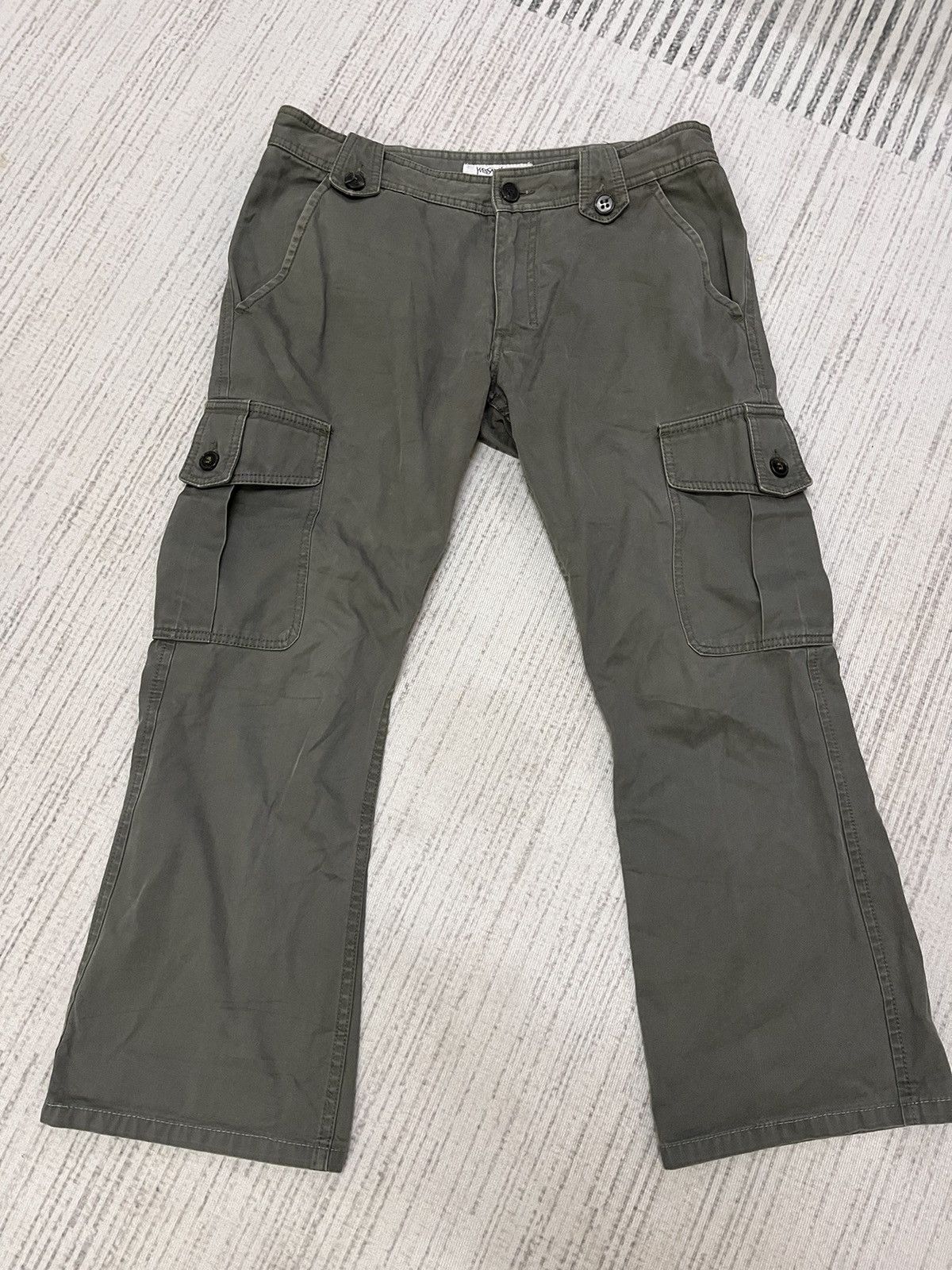Vintage × Yves Saint Laurent 80s riri zip made in italy YSL cargo pant Size US 32 / EU 48 - 1 Thumbnail